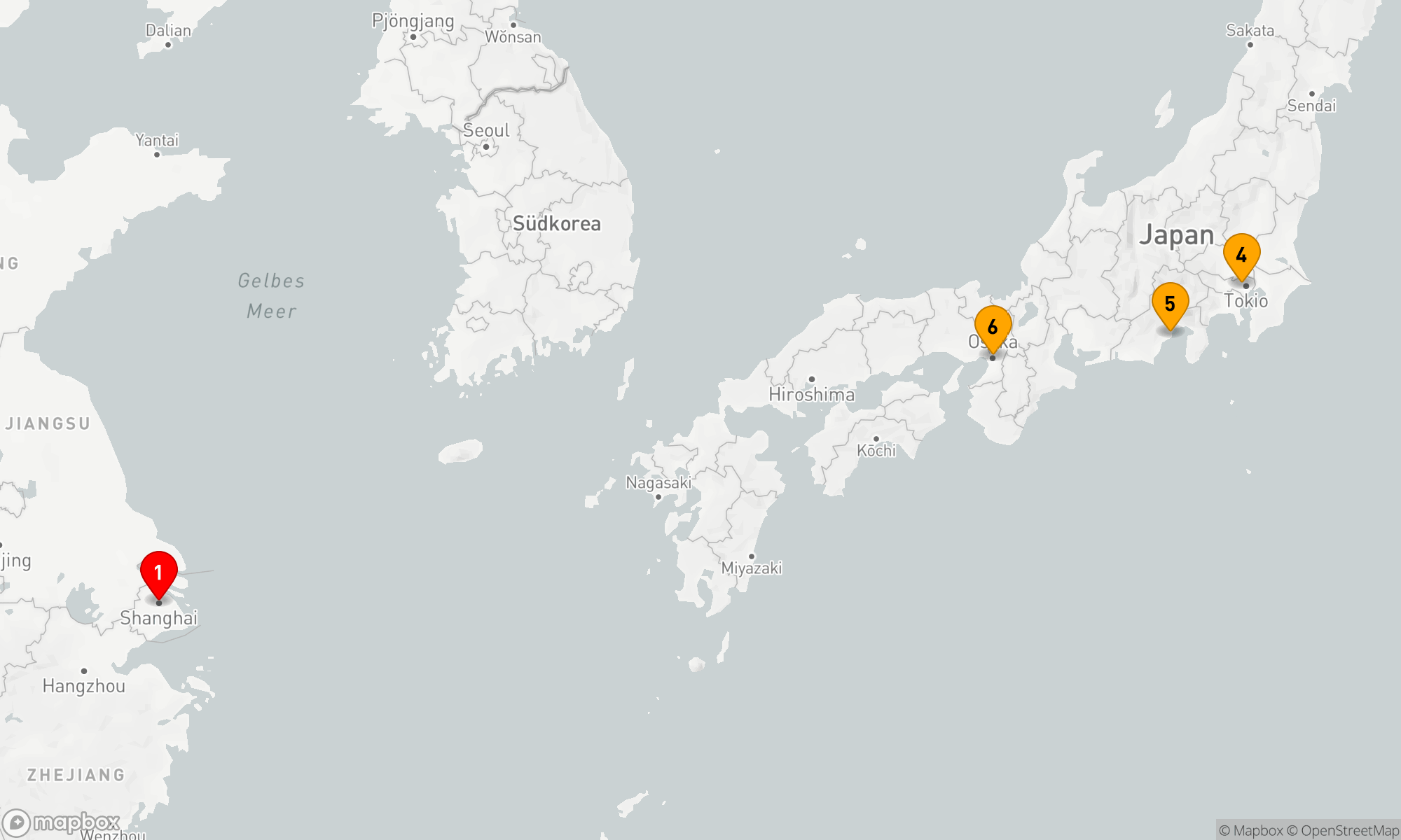Route 8 Nächte - TOKIO,  MT FUJI & OSAKA KREUZFAHRT
