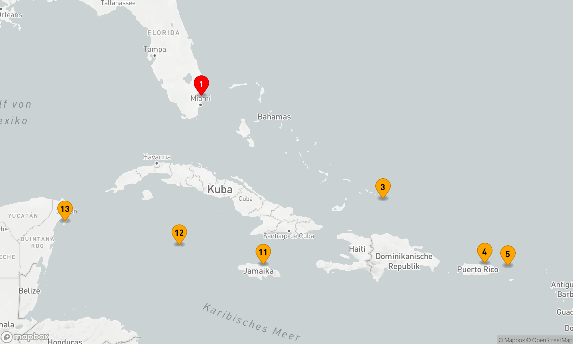 Route 14 Nächte - ÖSTLICHE & WESTLICHE KARIBIK: SAN JUAN & MEXIKO
