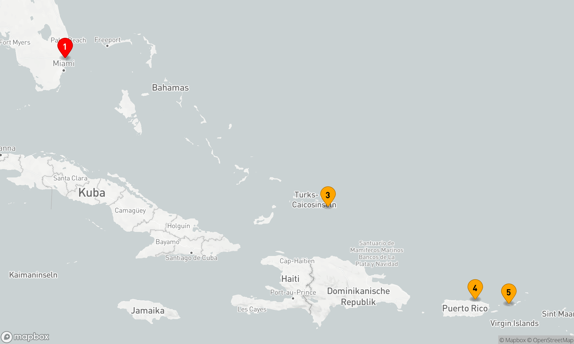 Route 7 Nächte - OSTKARIBIK-URLAUB: SAN JUAN & ST. THOMAS