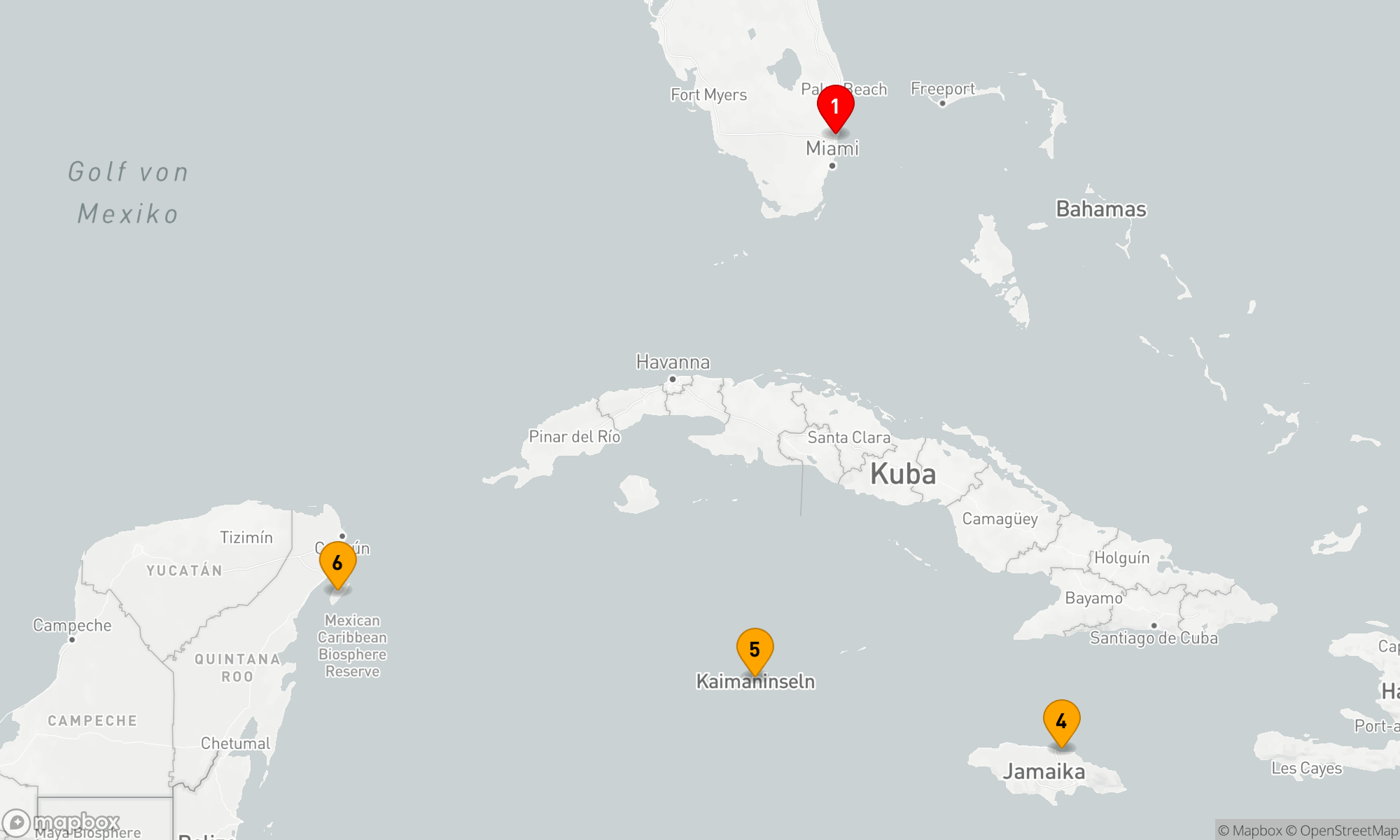 Route 7 Nächte - URLAUB IN DER WESTLICHEN KARIBIK: GROSSE ANTILLEN & MEXIKO
