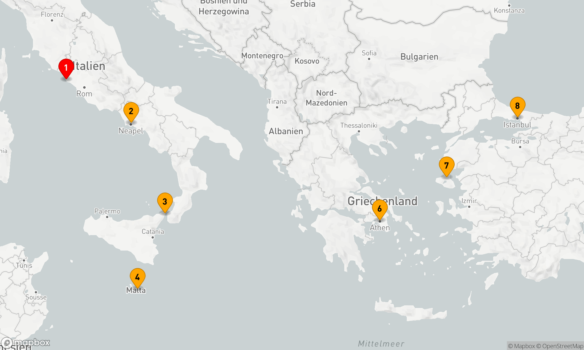 Route 7 Nächte - ANCIENT SITES & CITIES