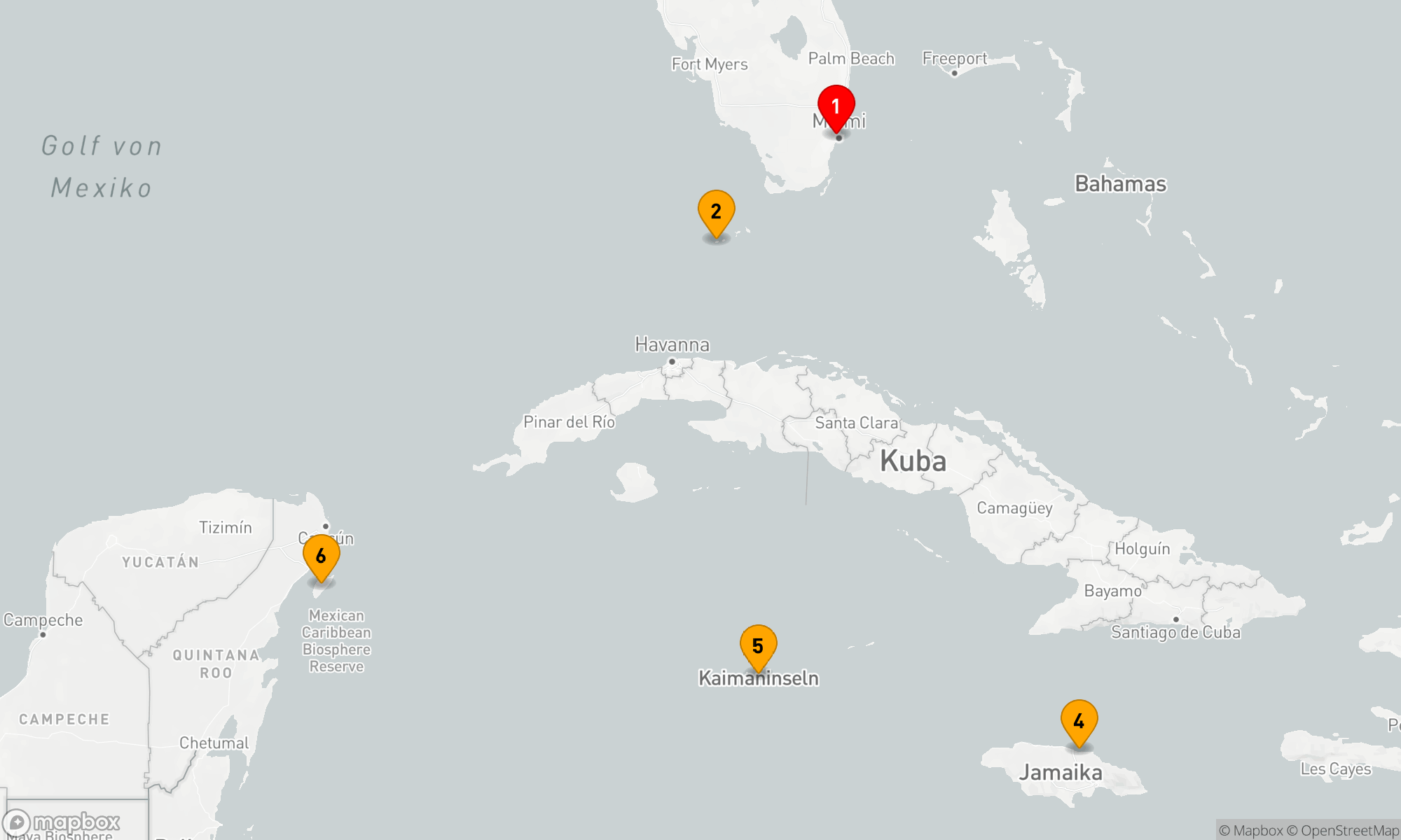 Route 7 Nächte - WESTLICHE KARIBIK: GROSSE ANTILLEN & MEXIKO