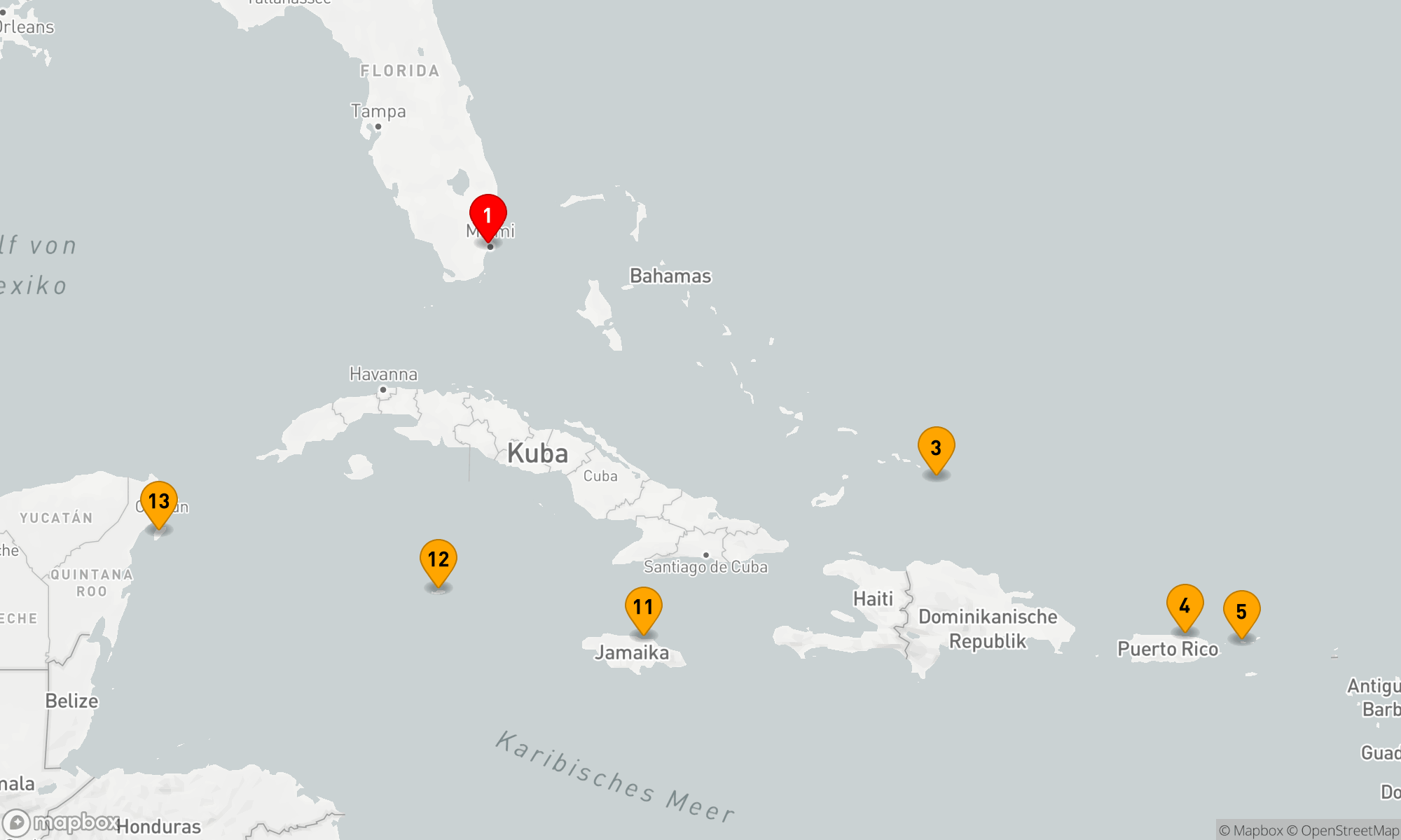 Route 14 Nächte - ÖSTLICHE & WESTLICHE KARIBIK: SAN JUAN & MEXIKO