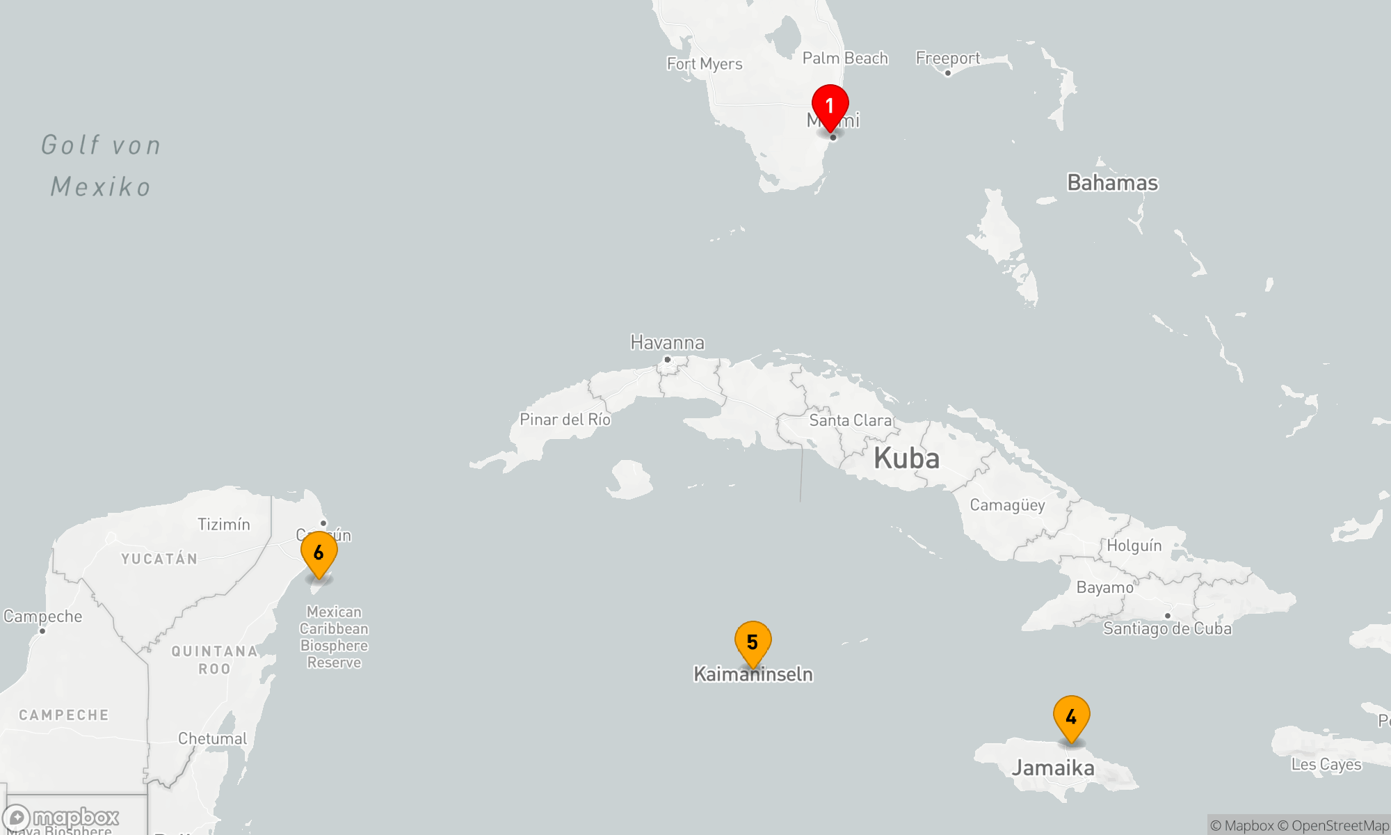 Route 7 Nächte - WESTLICHE KARIBIK: GROSSE ANTILLEN & MEXIKO
