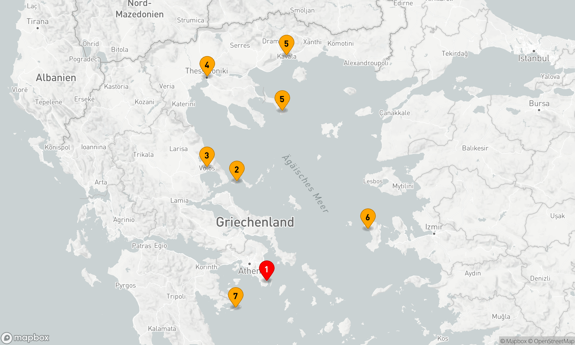 Route 7 Nächte - Herbstliche Milde in der Ägäis