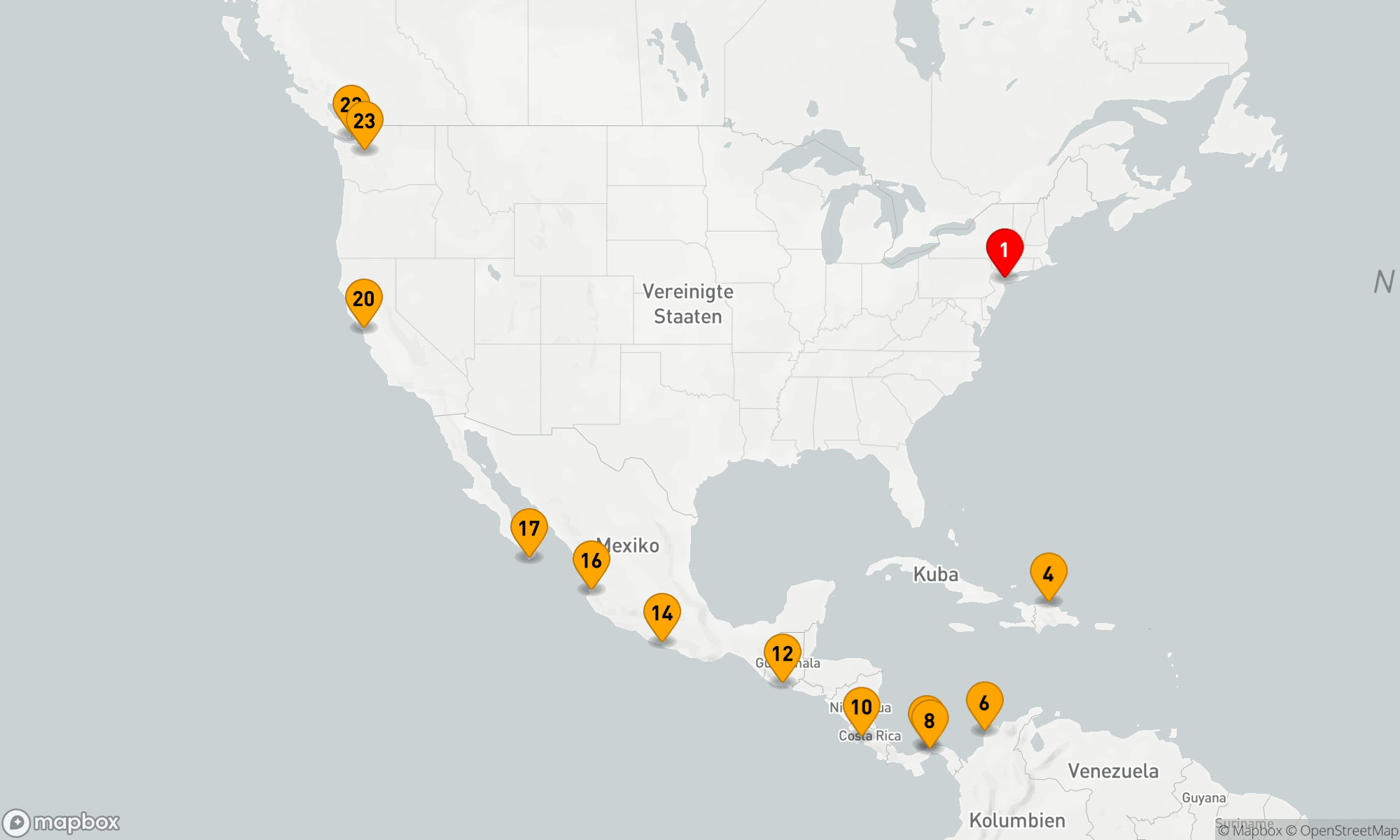 Route 22 Nächte - Von Metropole zu Metropole: Entlang legendärer Küstenlinien