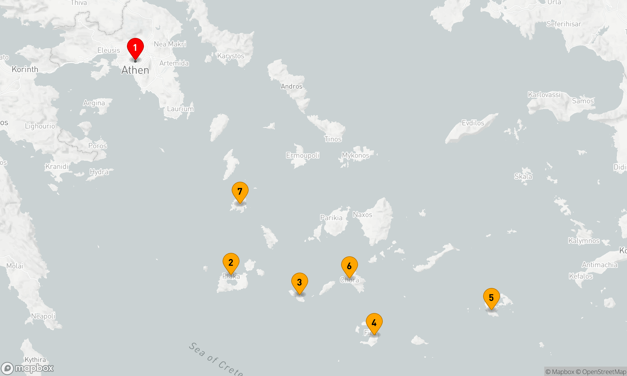 Route 7 Nächte - Northern Cyclades Cruise 2026