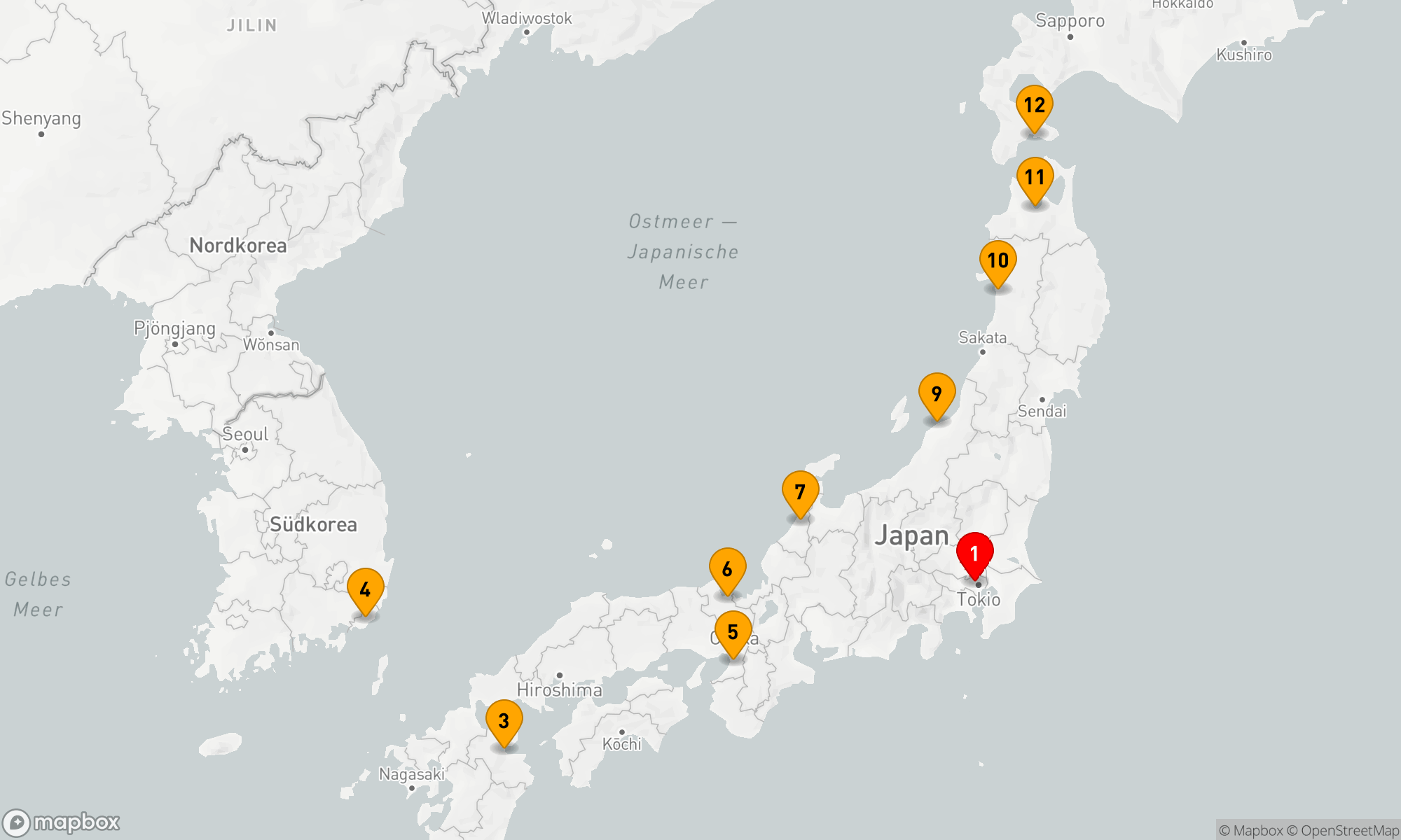 Route 14 Nächte - JAPANISCHES MEER & KIRSCHBLÜTEN