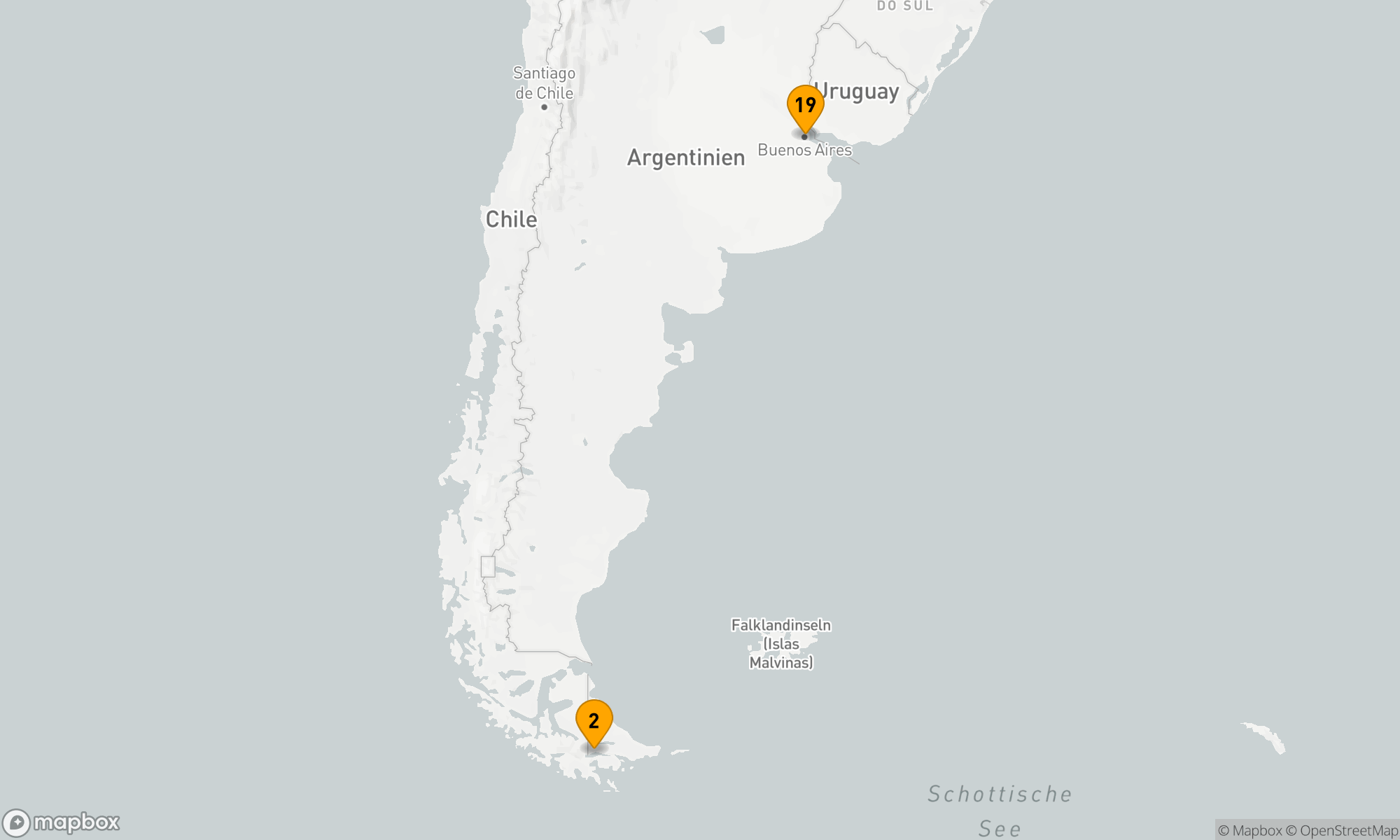 Route 18 Nächte - Antarktis- und Falklandexpedition (nordwärts)