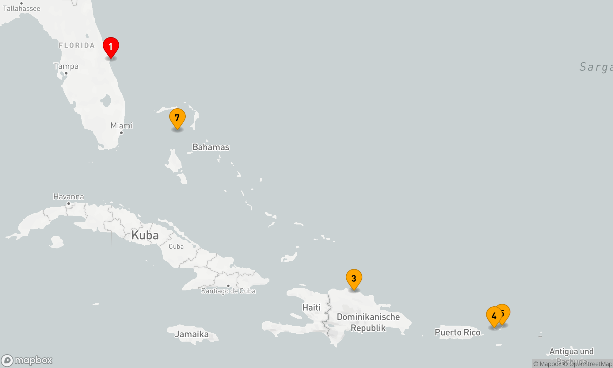 Route 7 Nächte - Inselträume der Karibik