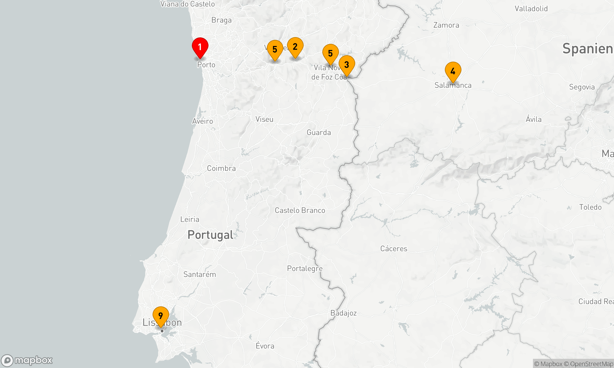 Route 10 Nächte - Die Geheimnisse des Douro & Lissabon