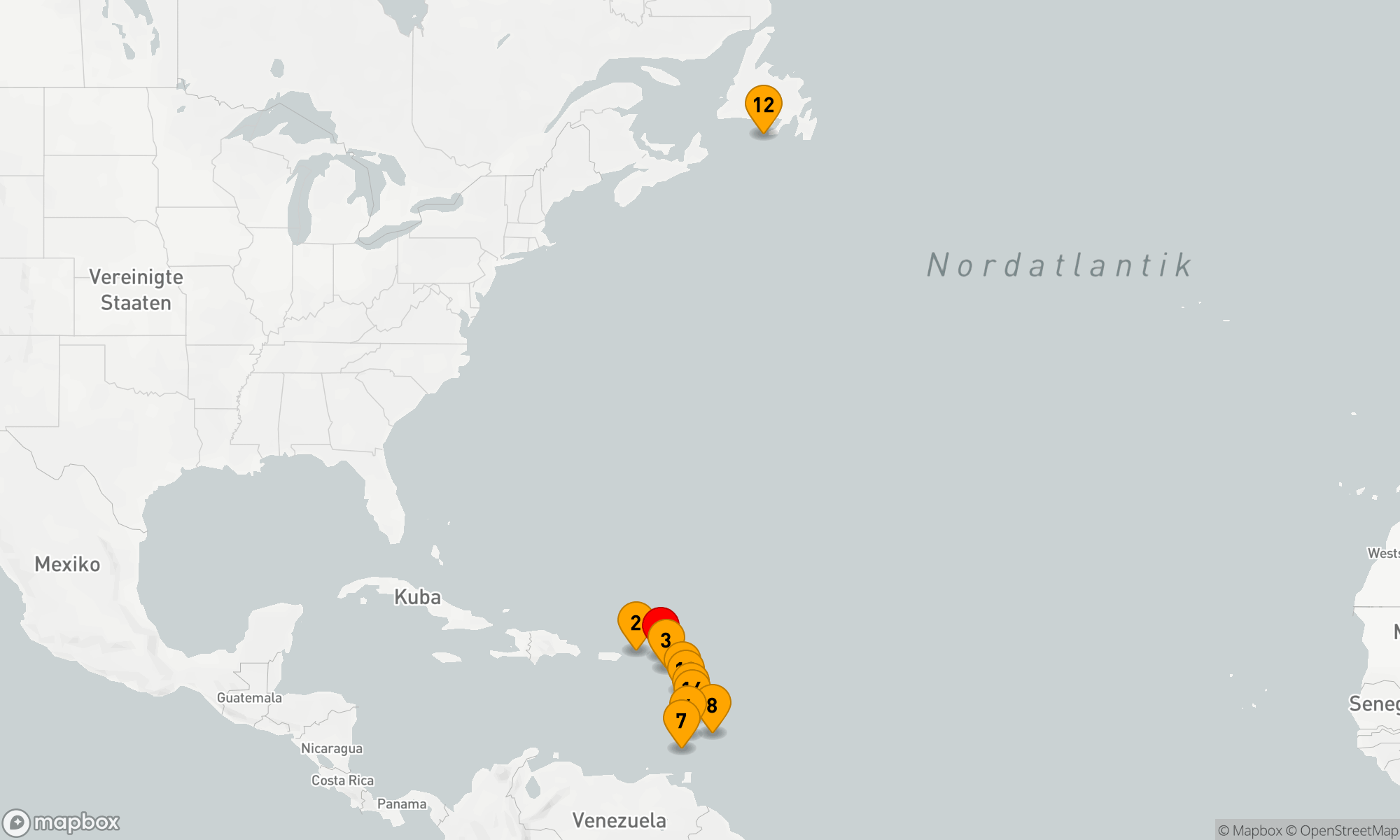 Route 14 Nächte - KARIBIK FÜR SEGLER IN DER TIEFE