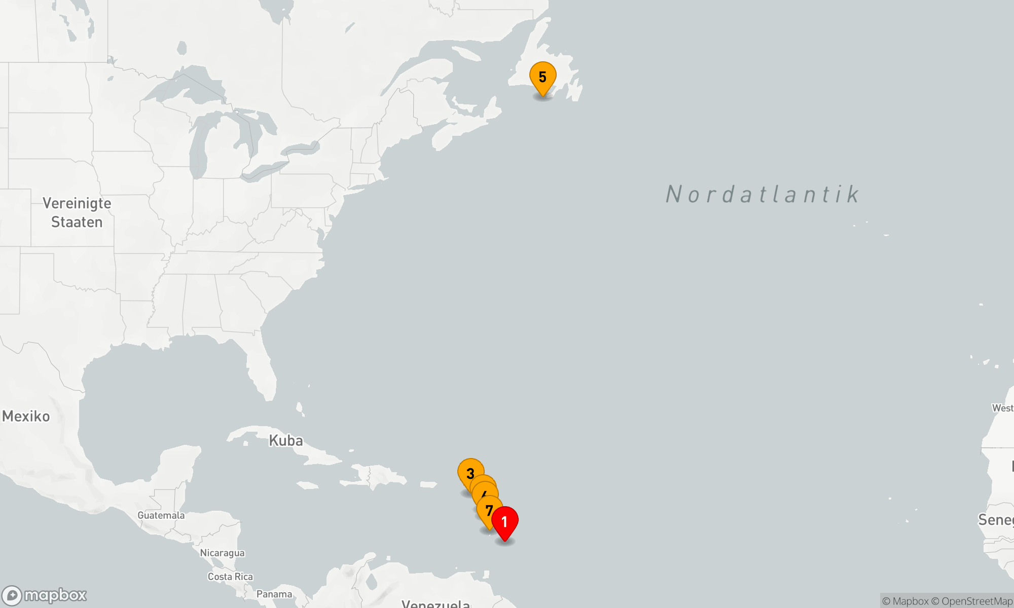 Route 7 Nächte - KARIBIK-EMBEN