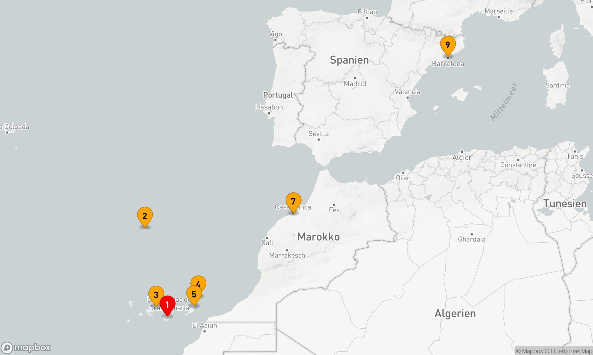 Route 8 Nächte - Mediterrane Entdeckungsreise