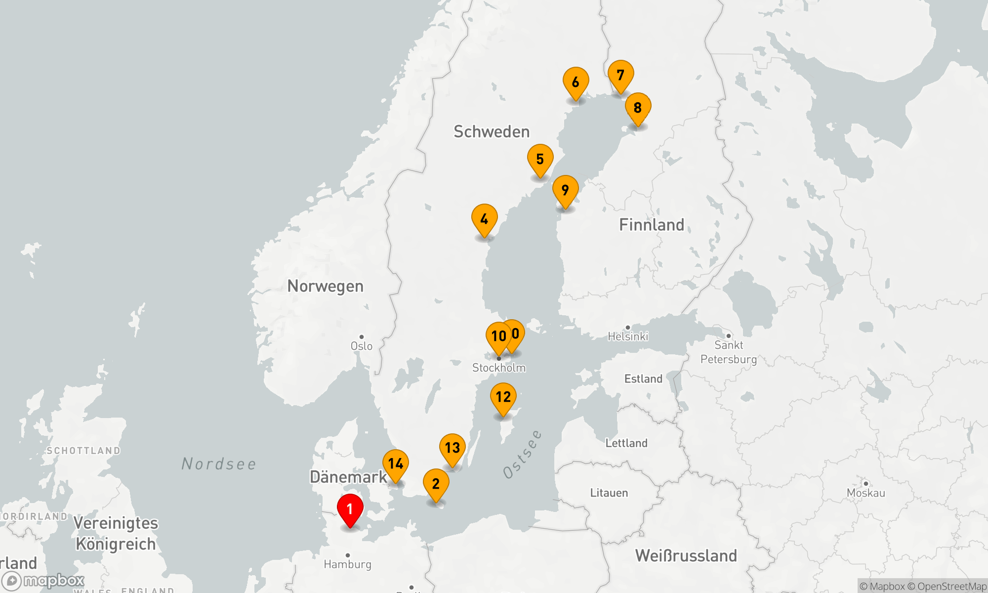 Route 14 Nächte - Nordische Entdeckungsreise
