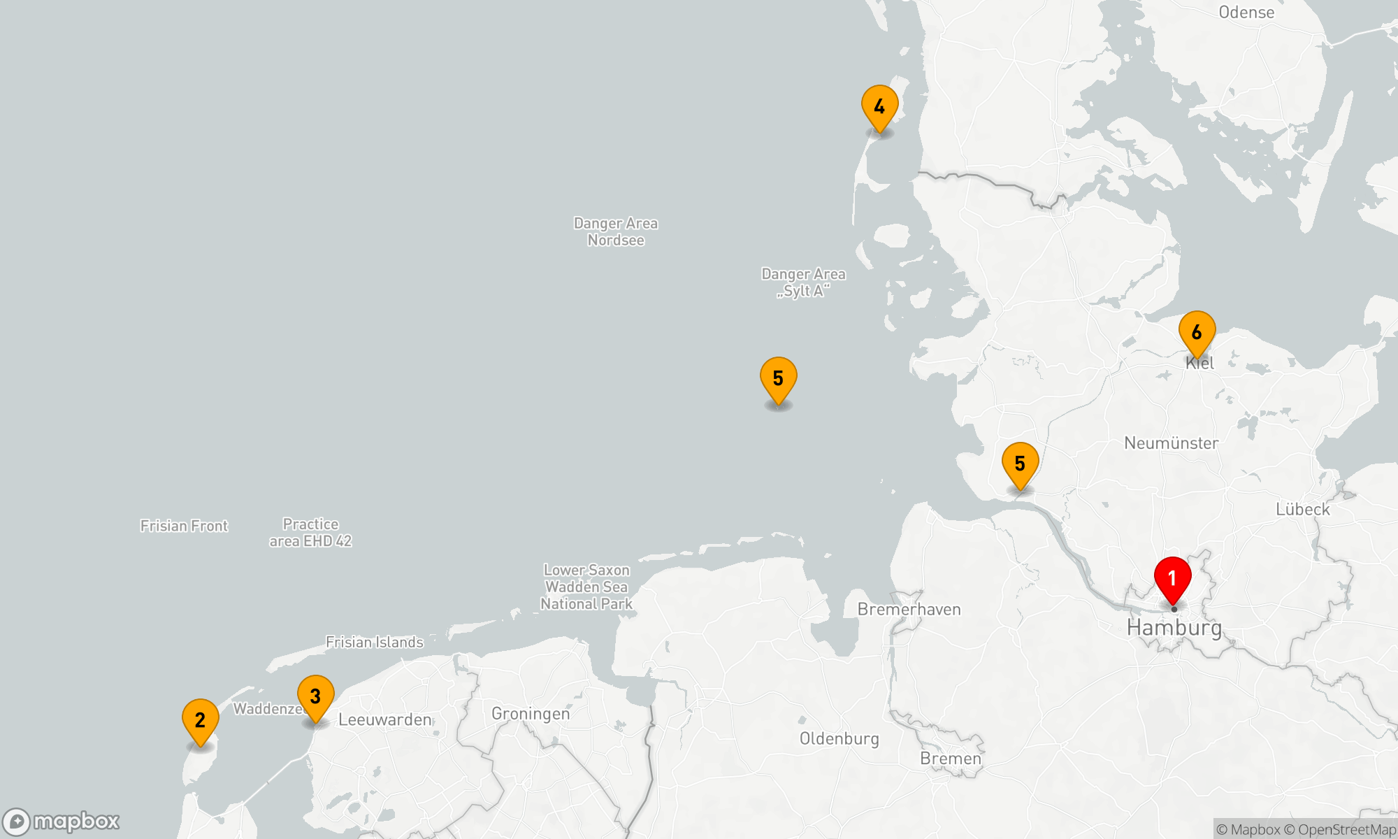 Route 5 Nächte - Nordseezauber: Inseln und Küsten entdecken