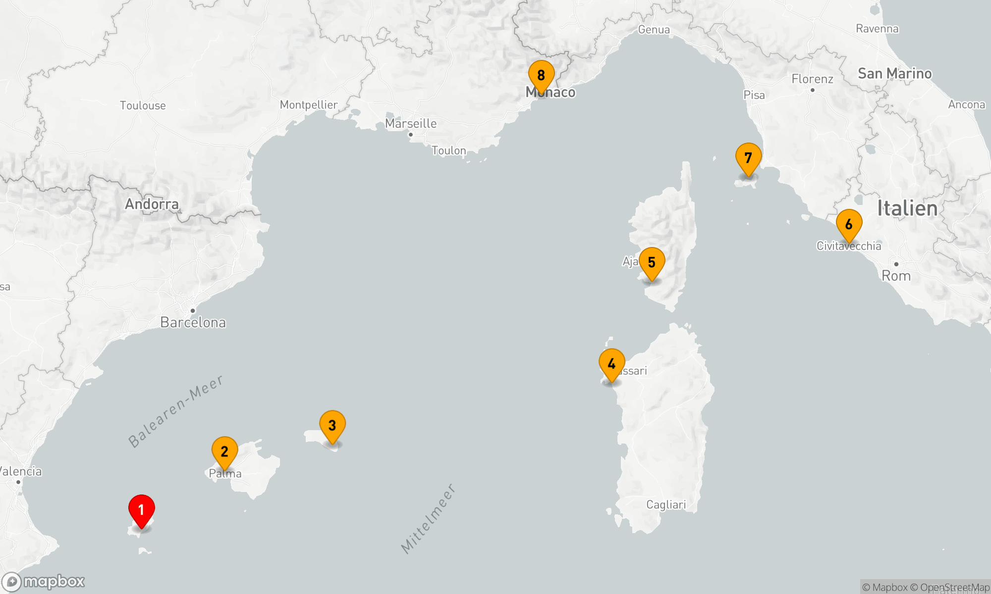 Route 7 Nächte - Mittelmeer-Entdeckungsreise