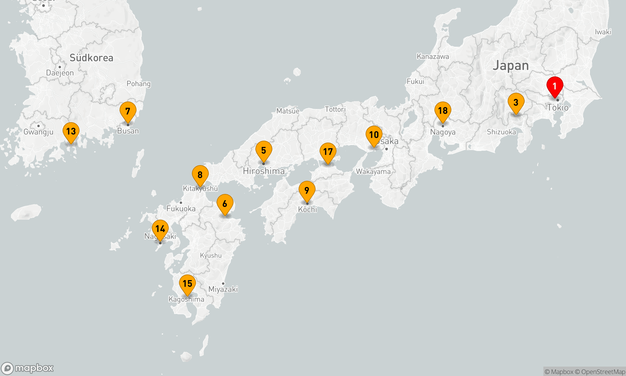 Route 18 Nächte - JAPAN INTENSIV: TOKIO,  KOBE,  HIROSHIMA & TAKAMATSU