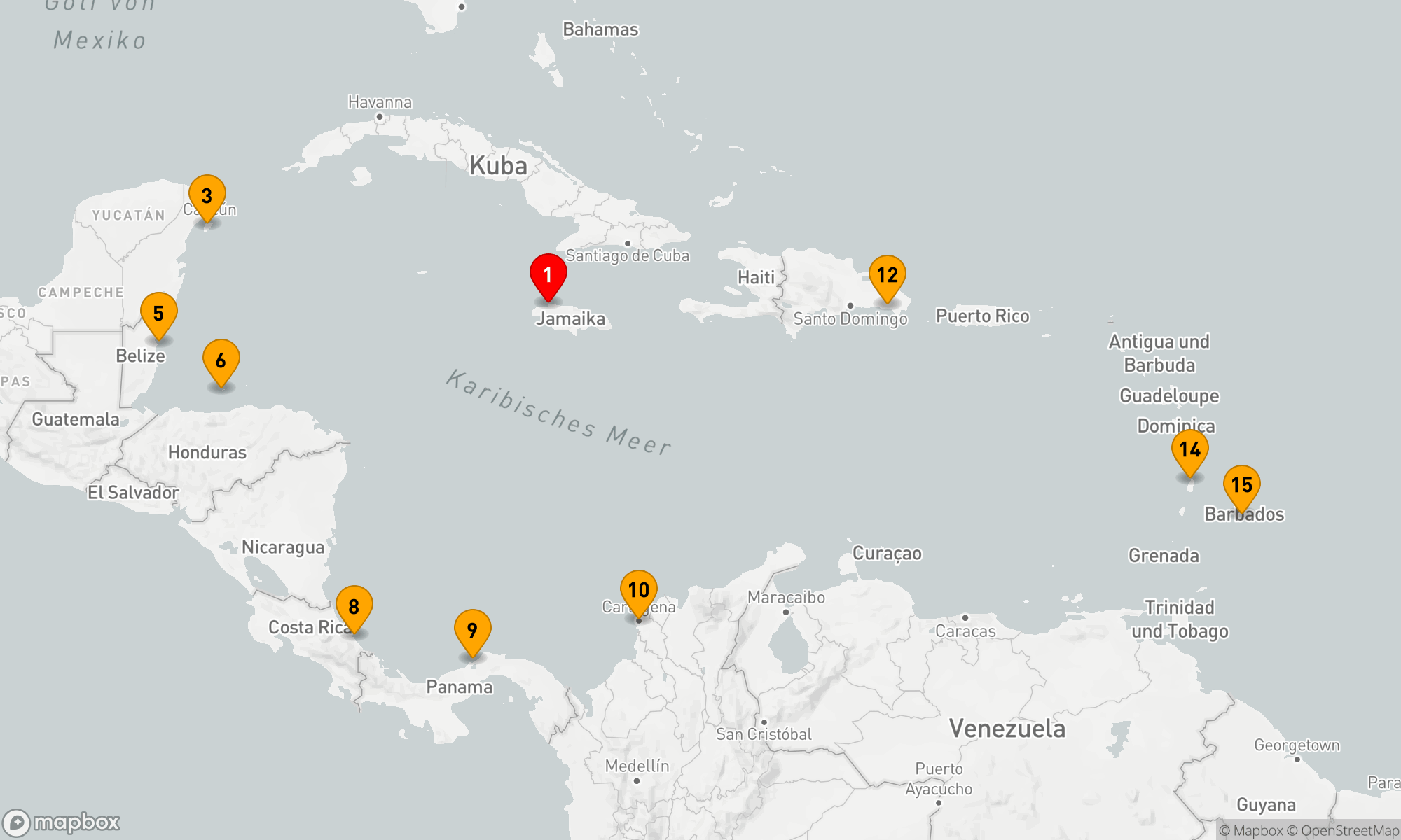 Route 14 Nächte - Best of Mittelamerika