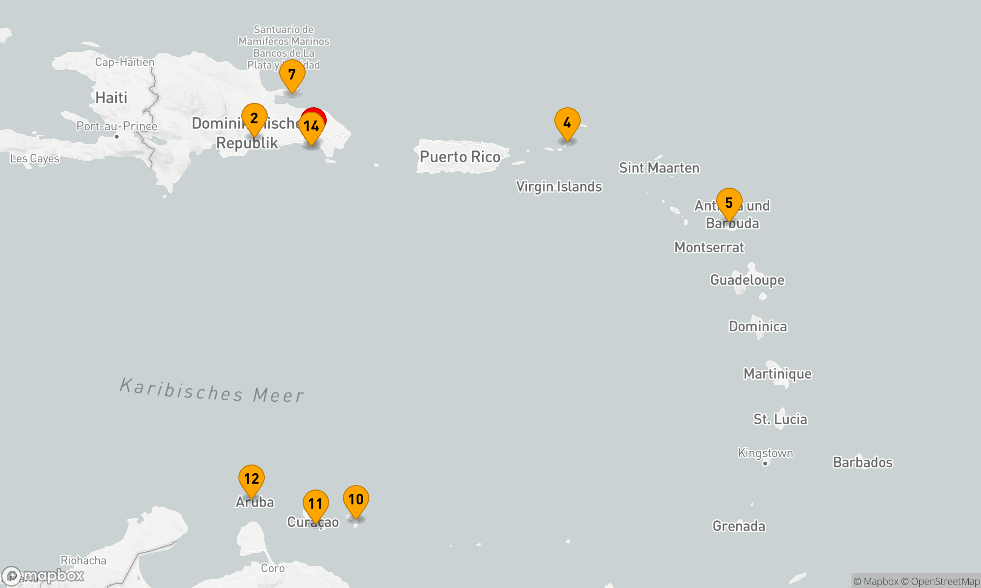 Route 14 Nächte - Karibische Inselwelten