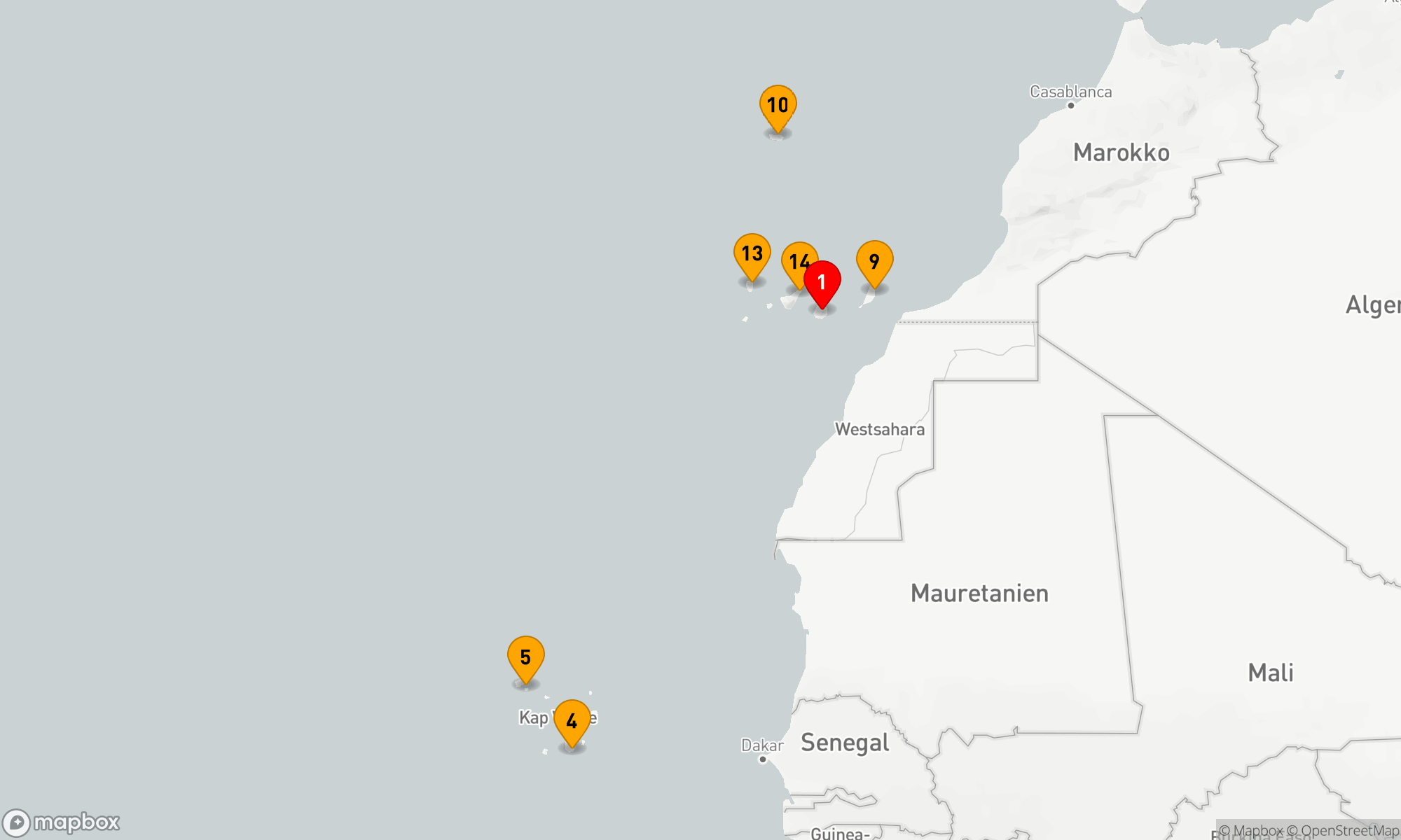 Route 14 Nächte - Kanaren und Kapverden