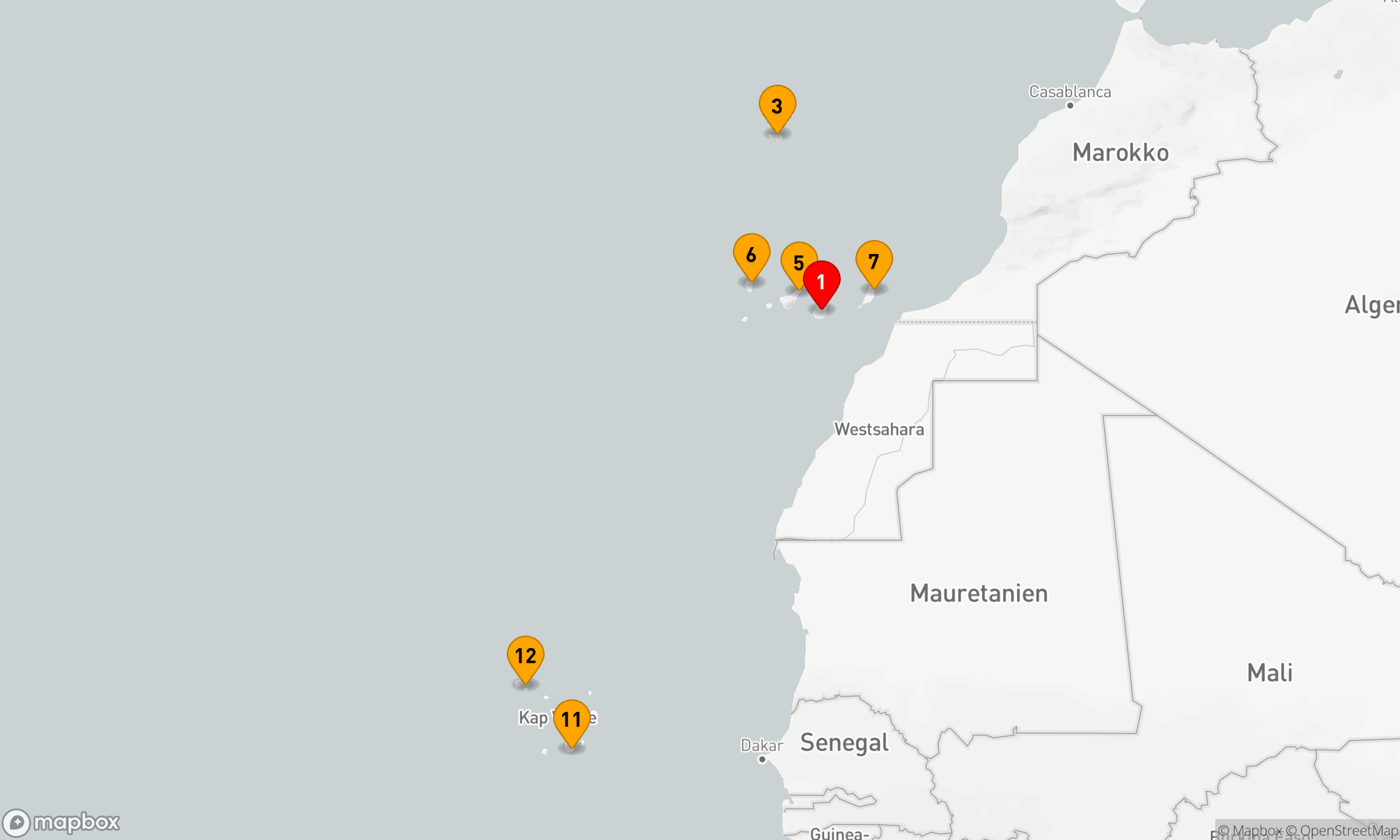 Route 14 Nächte - Kanaren und Kapverden