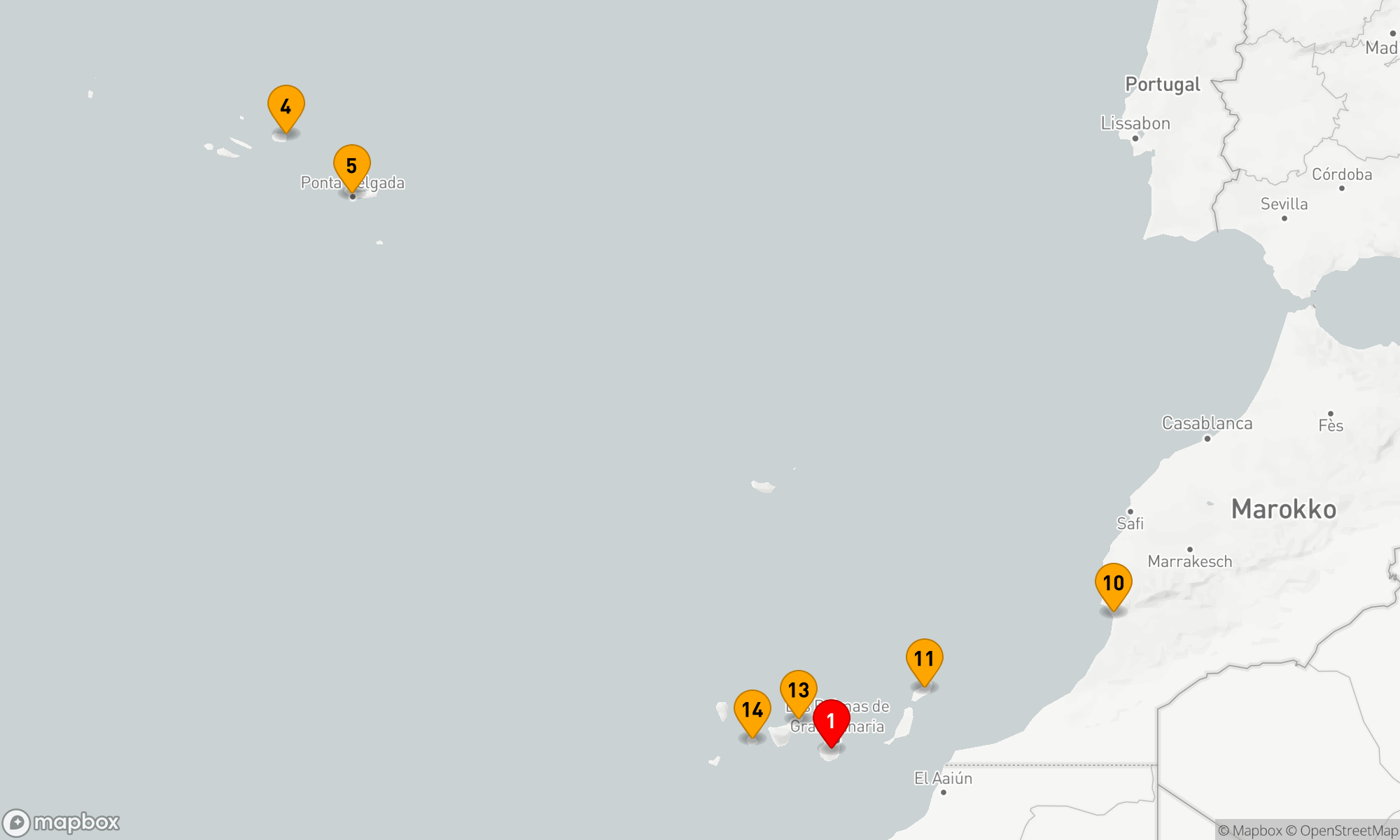Route 14 Nächte - Kanaren mit Marokko