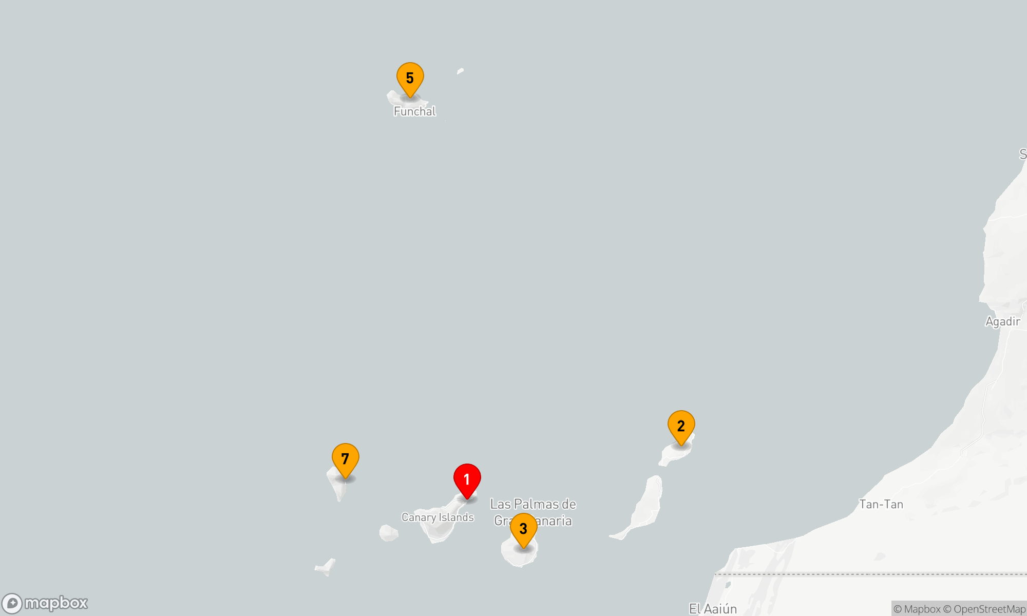 Route 7 Nächte - Kanaren mit Madeira