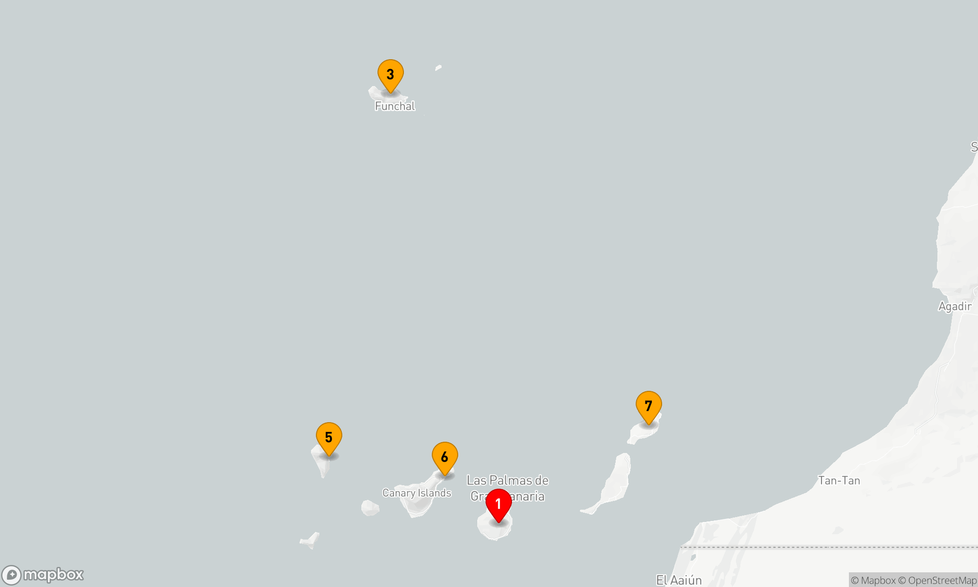 Route 7 Nächte - Kanaren mit Madeira