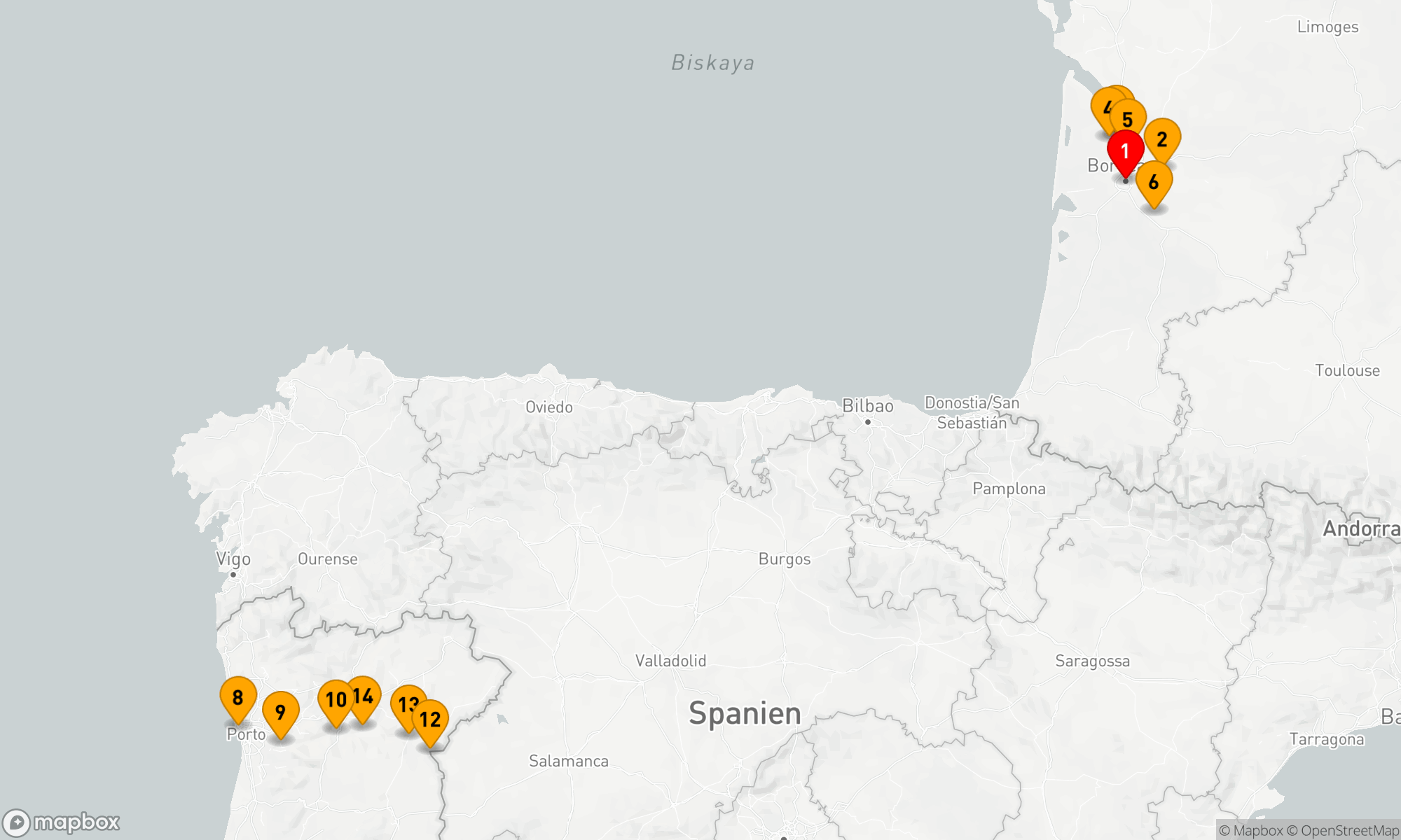 Route 17 Nächte - Bordeaux-Affäre & Unvergesslicher Douro