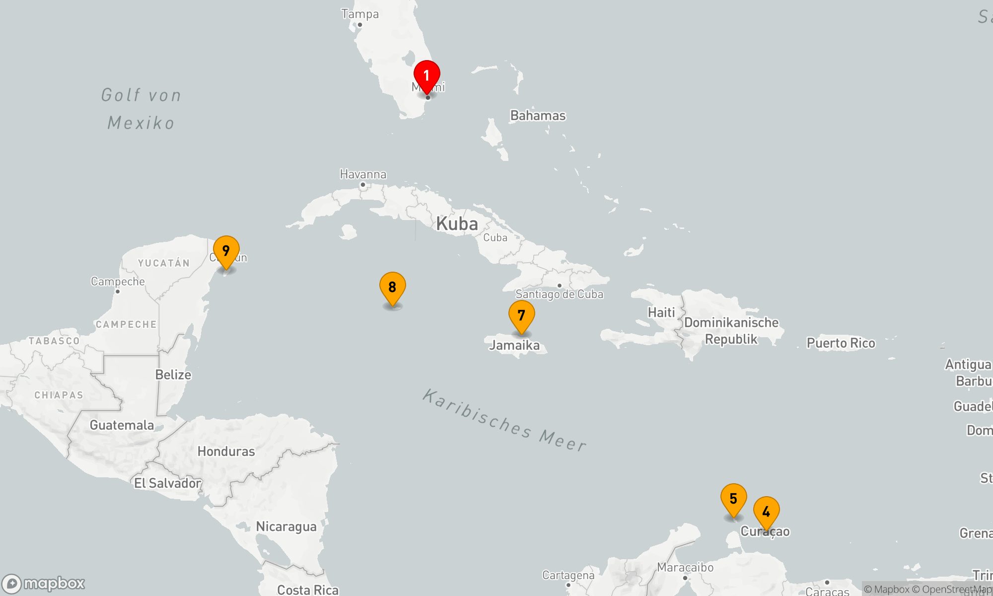 Route 10 Nächte - Karibische Entdeckungsreise mit MSC