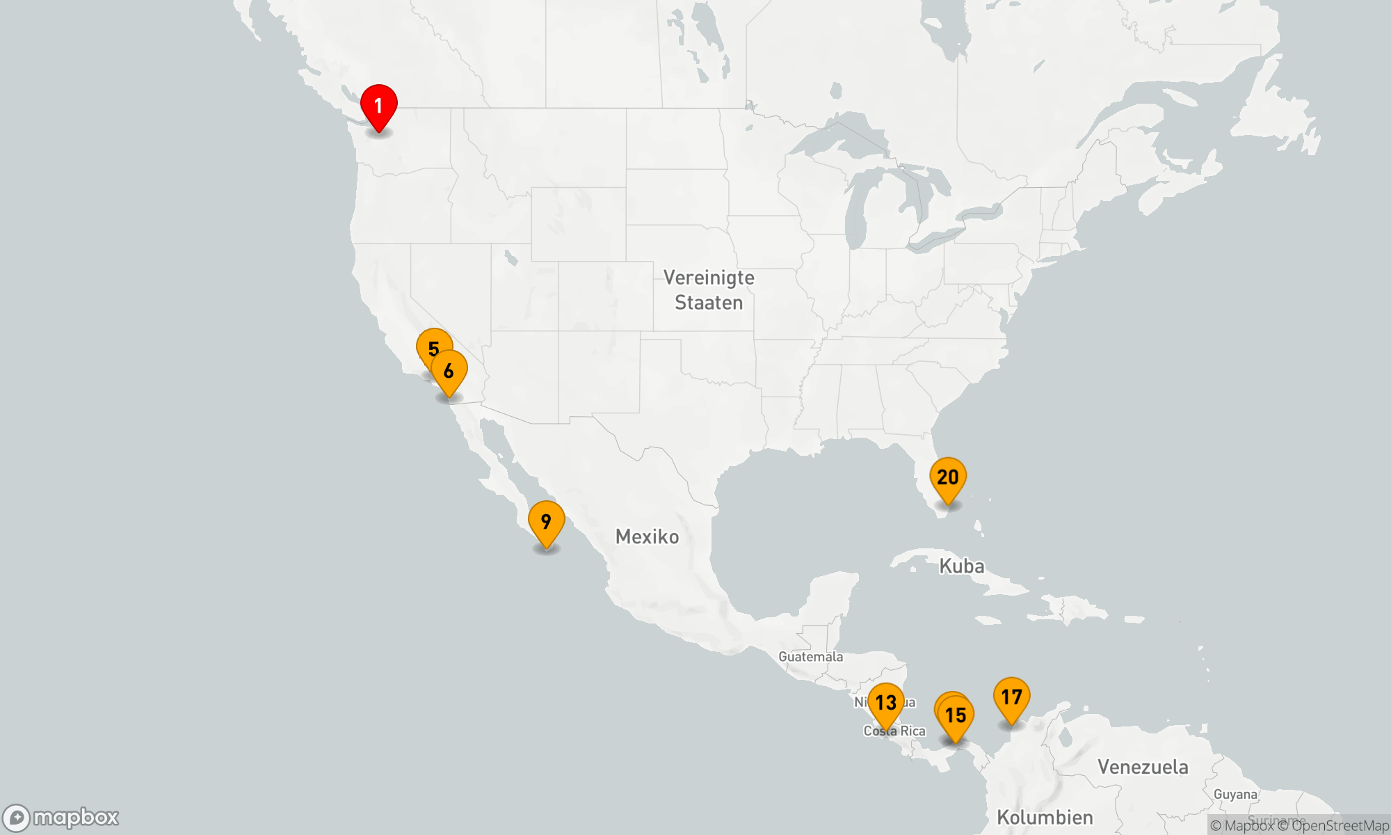Route 19 Nächte - Von der Pazifik- zur Karibikküste: Eine Entdeckungsreise