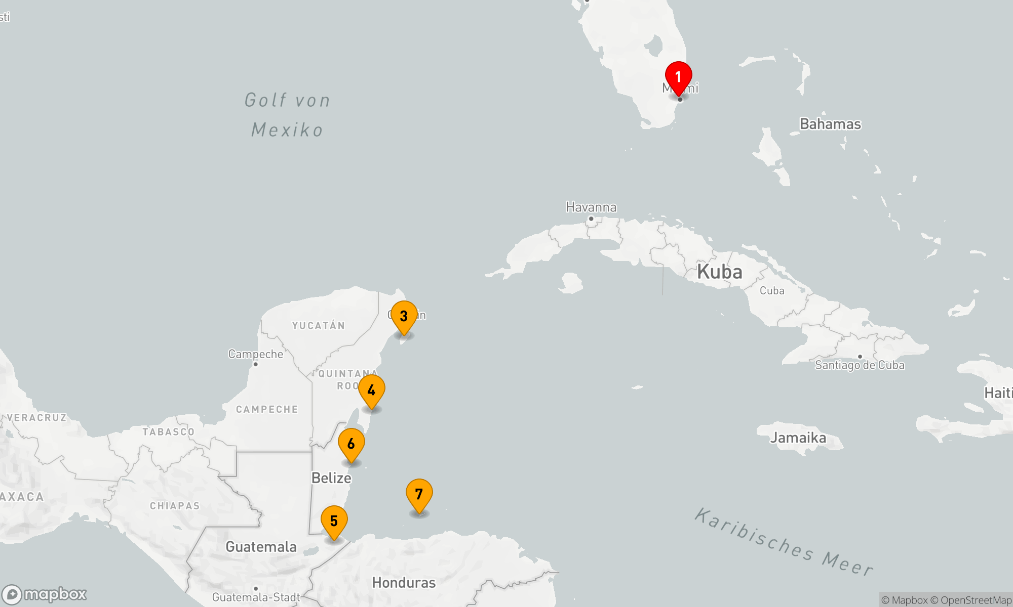 Route 8 Nächte - Karibische Entdeckungsreise ab Miami