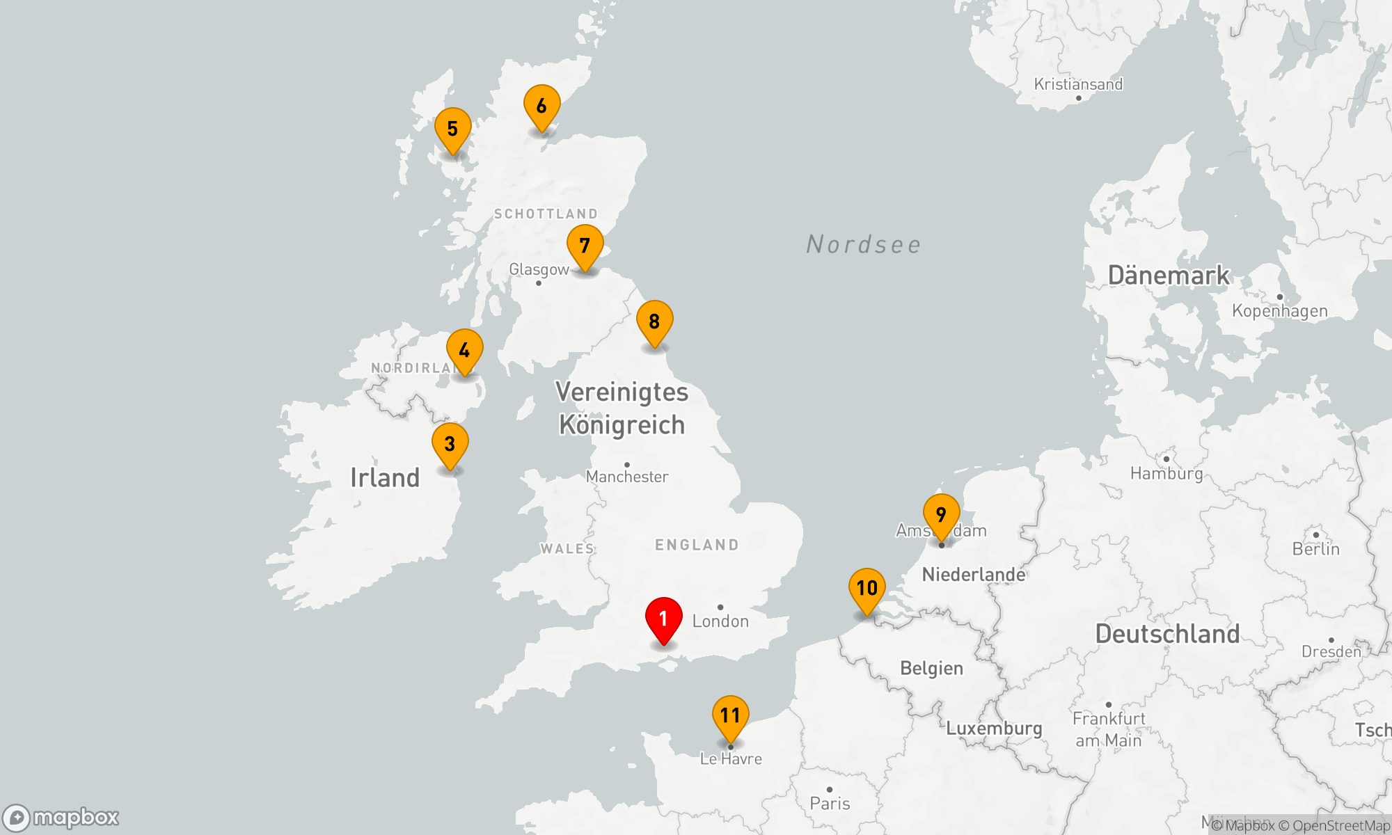 Route 11 Nächte - Kulturelle Schätze und Küstenzauber Tour