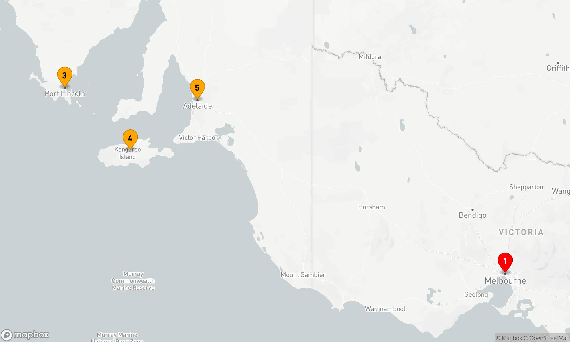 Route 6 Nächte - SÜDAUSTRALIEN