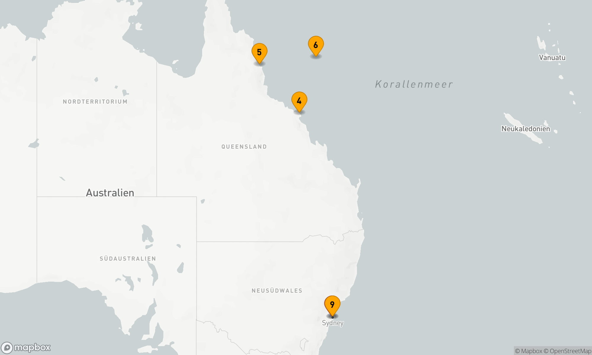 Route 8 Nächte - GREAT BARRIER REEF