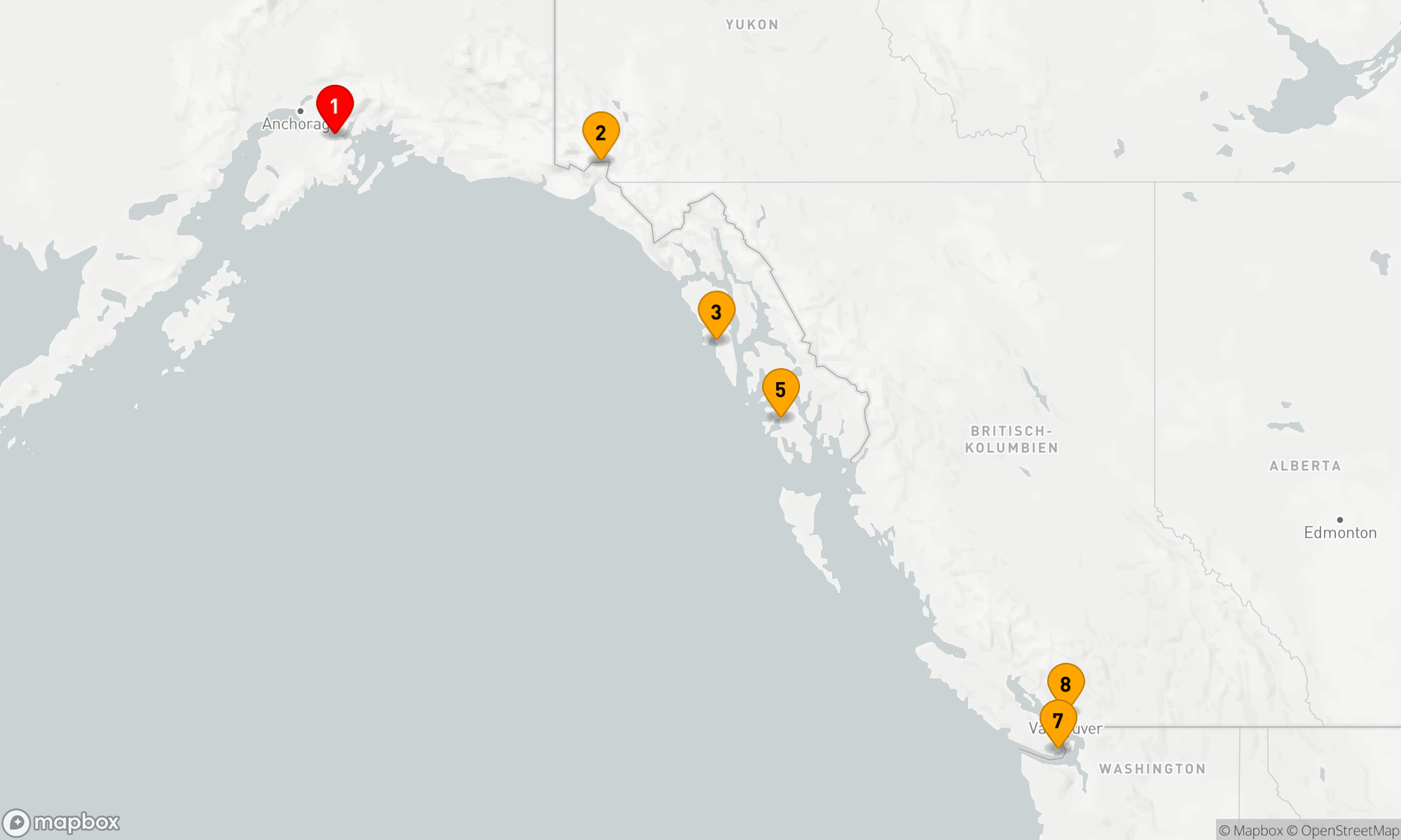 Route 7 Nächte - GLETSCHER & WILDTIERE