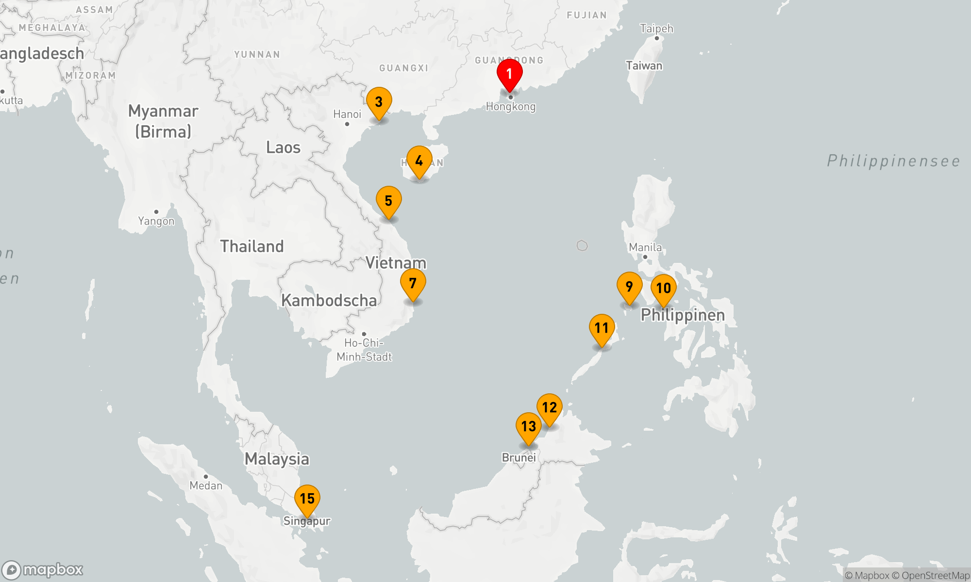 Route 15 Nächte - LEGENDS OF JADE