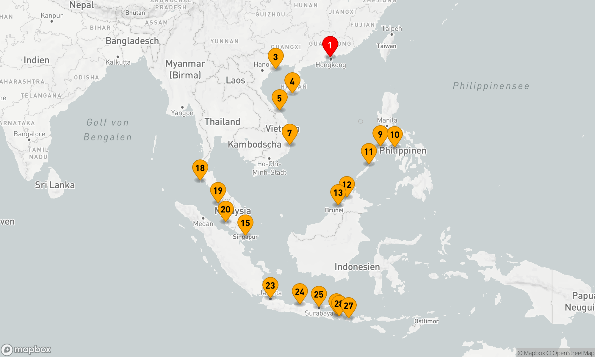 Route 27 Nächte - COLLECTOR'S SOUTHEAST ASIA