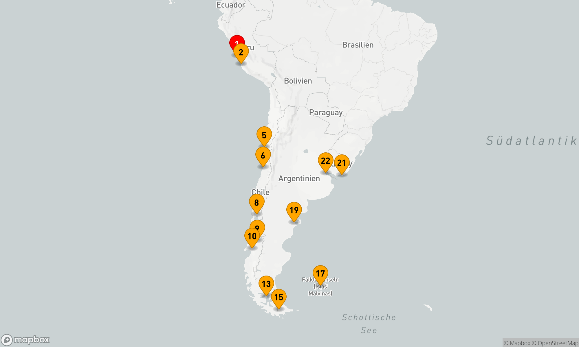 Route 21 Nächte - PATAGONIAN PANORAMA