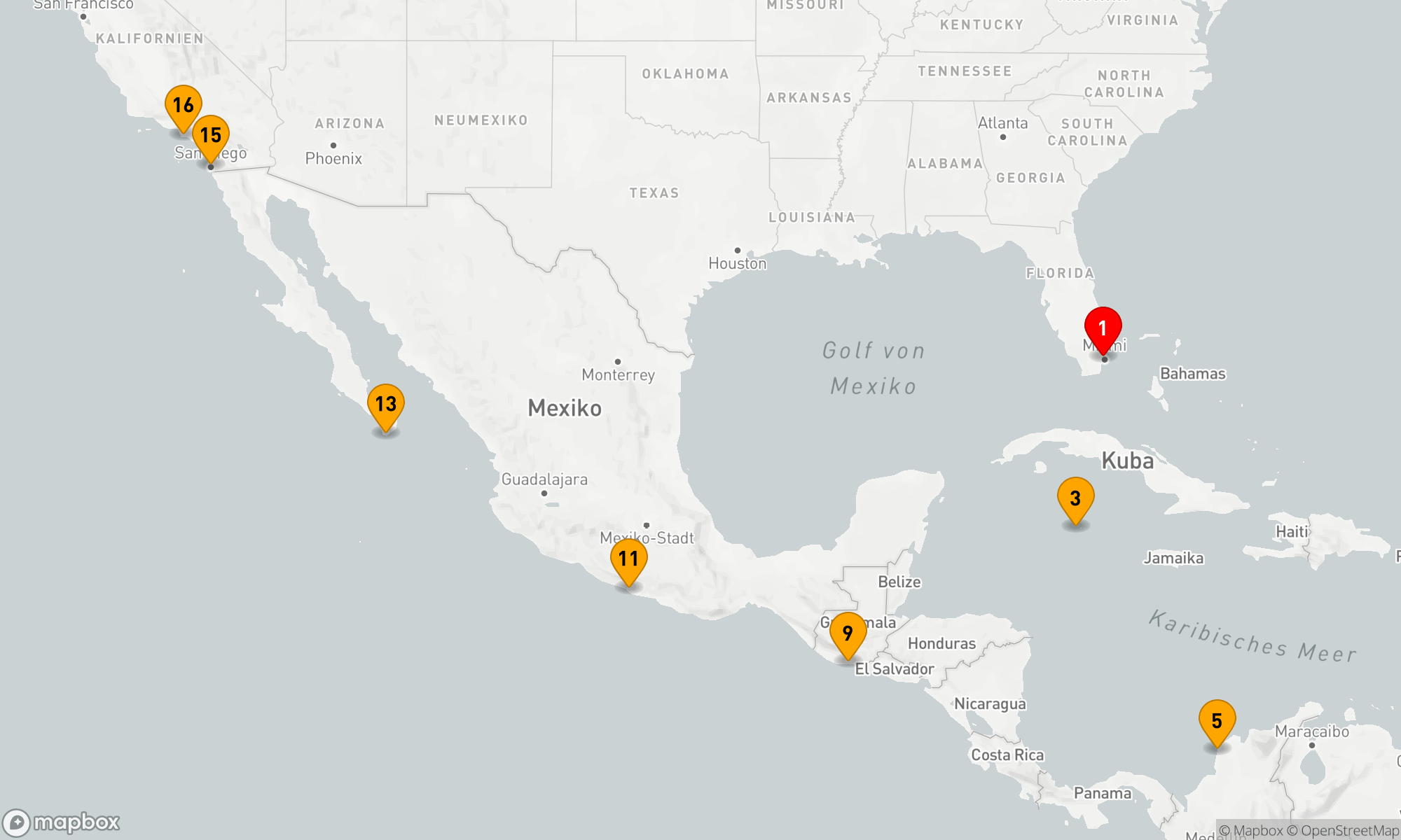 Route 15 Nächte - TREASURES OF TWO OCEANS