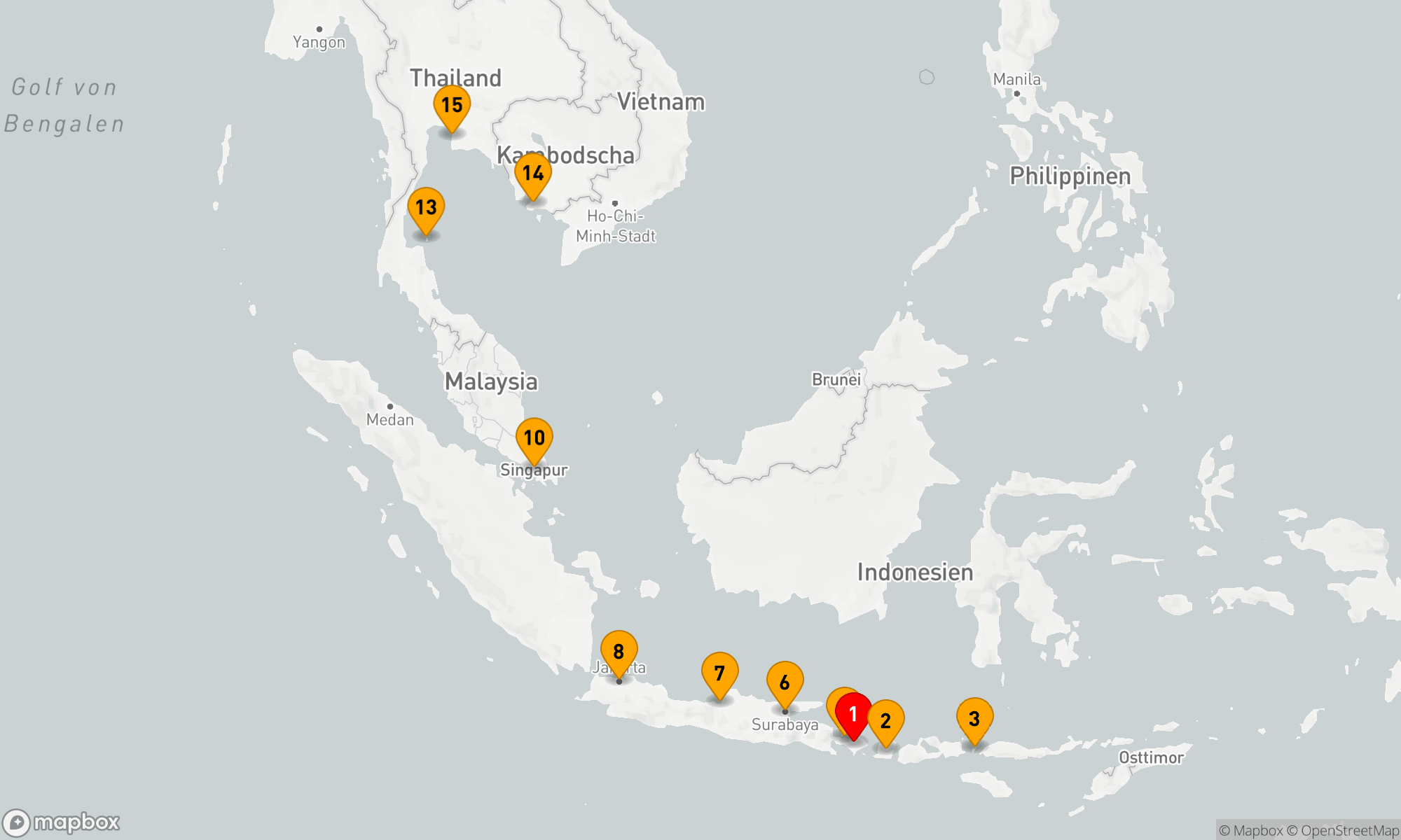 Route 14 Nächte - LANDS OF SPICES & DRAGONS