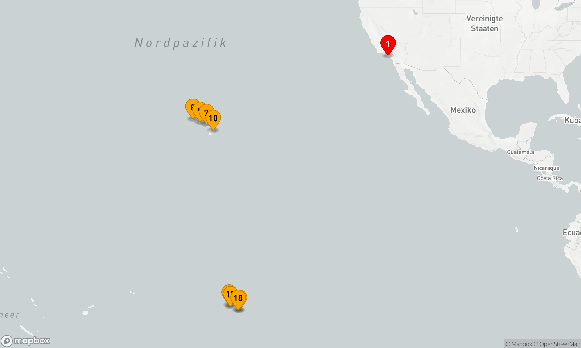 Route 18 Nächte - IDYLLIC PACIFIC WONDERS