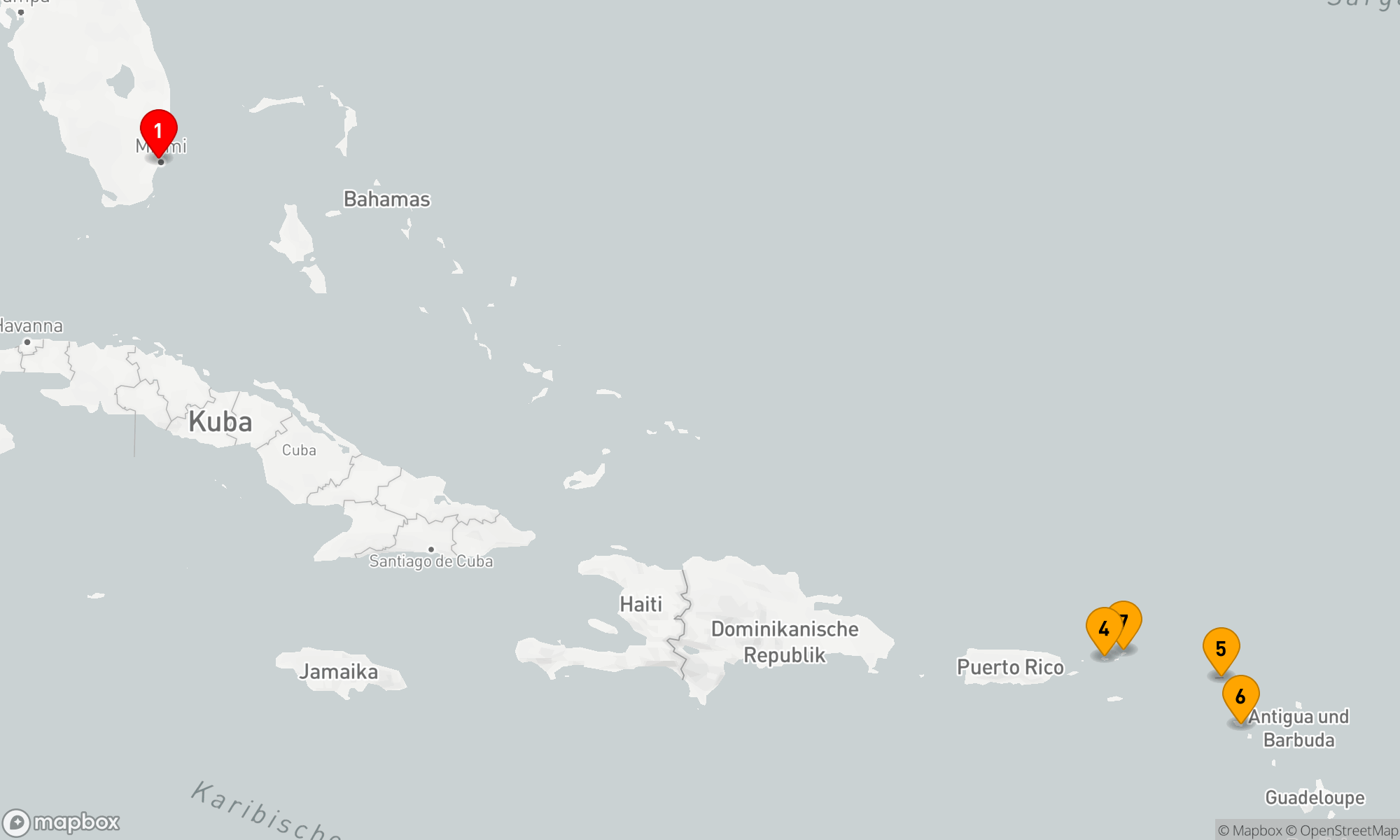 Route 9 Nächte - ALLURING ANTILLES