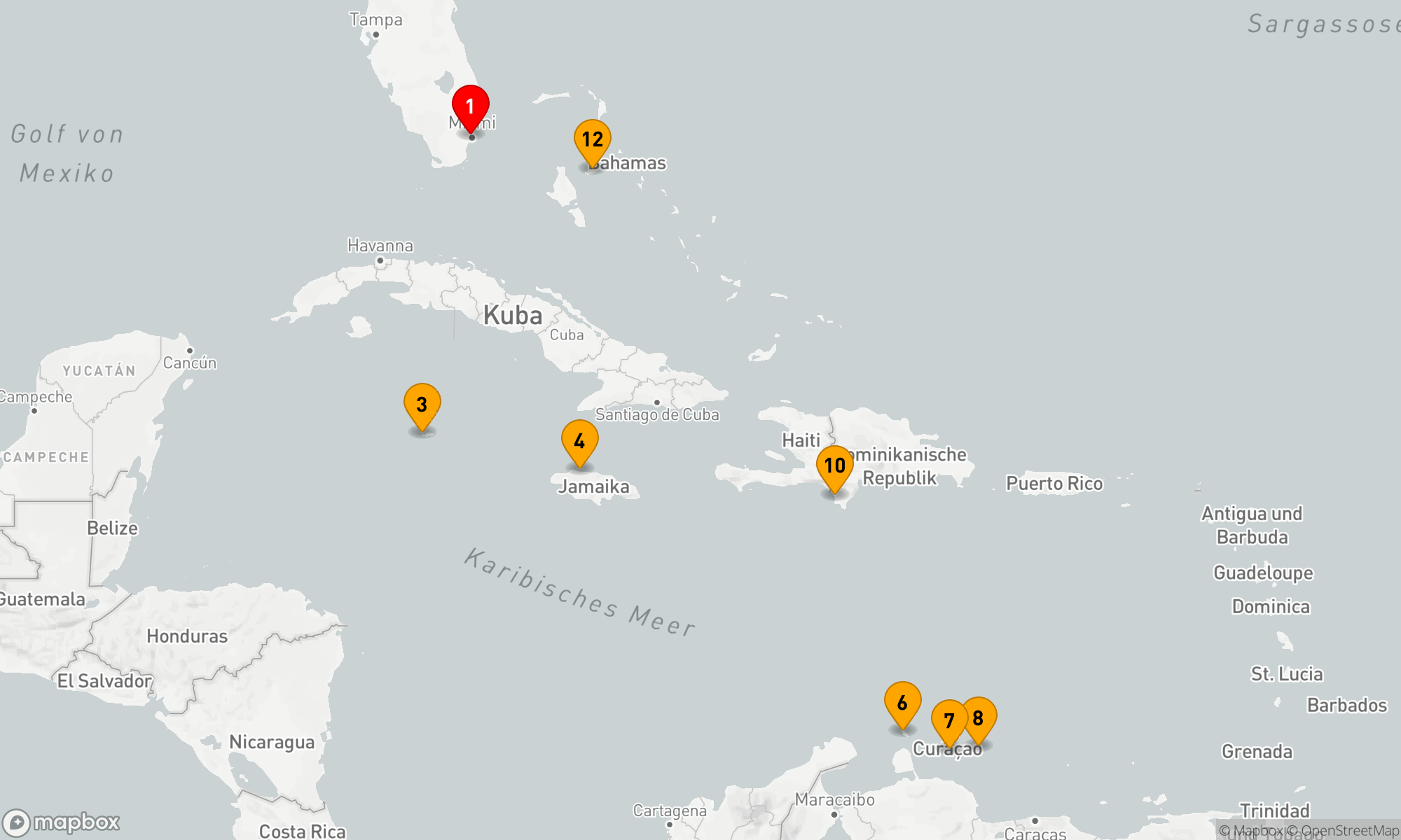 Route 12 Nächte - RADIANT ISLAND RETREATS