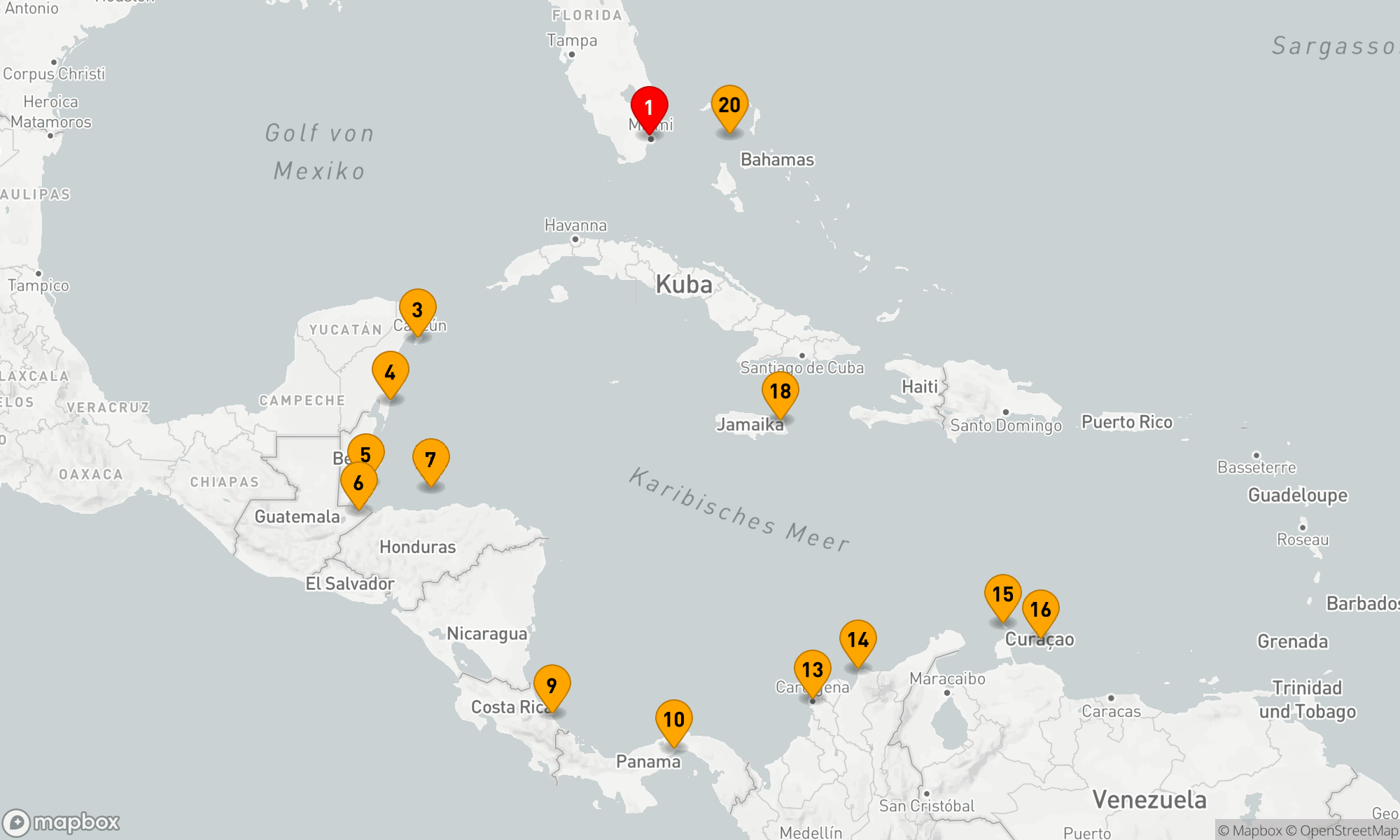 Route 20 Nächte - PANAMA CANAL NAVIGATOR