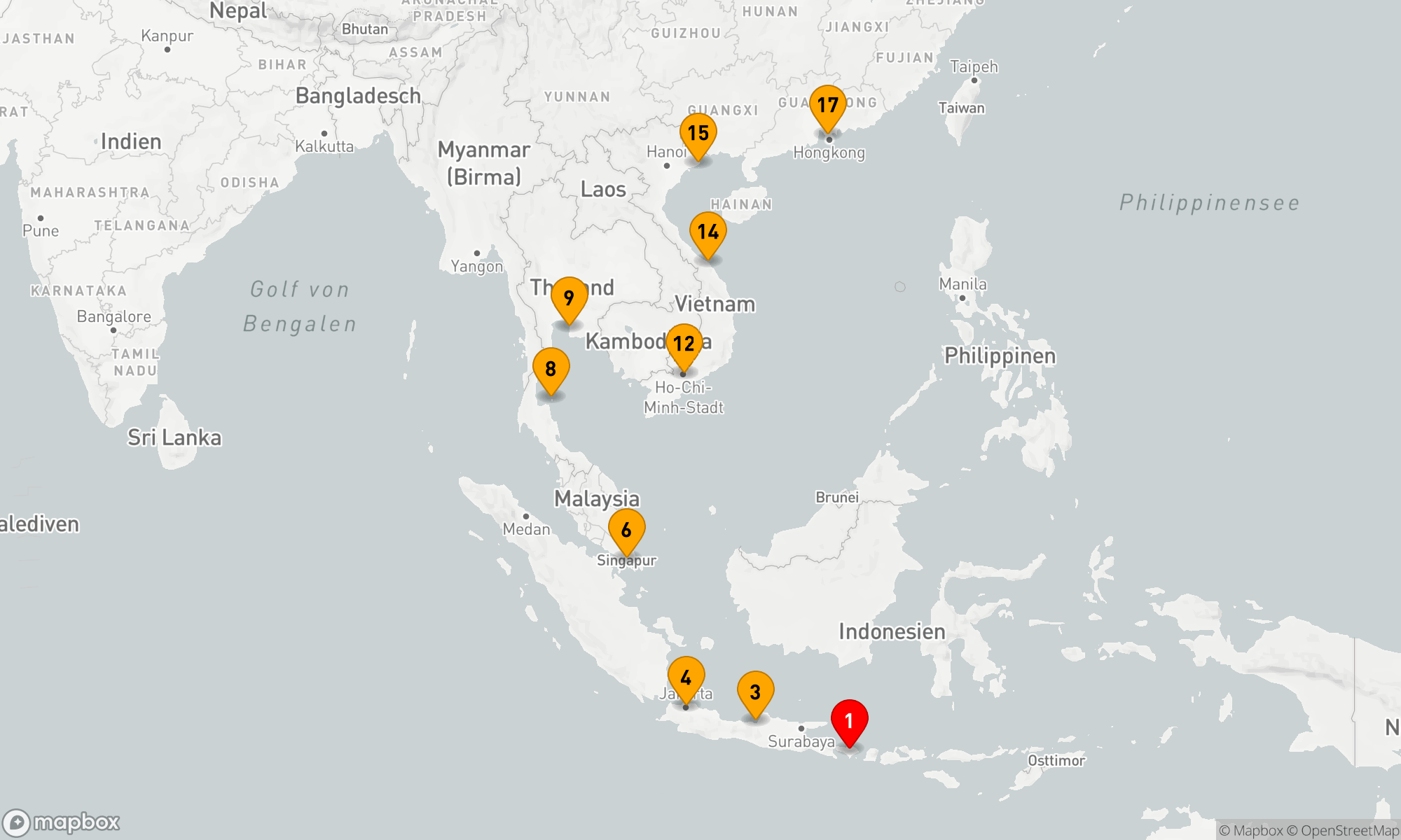 Route 16 Nächte - EMERALD SHORES
