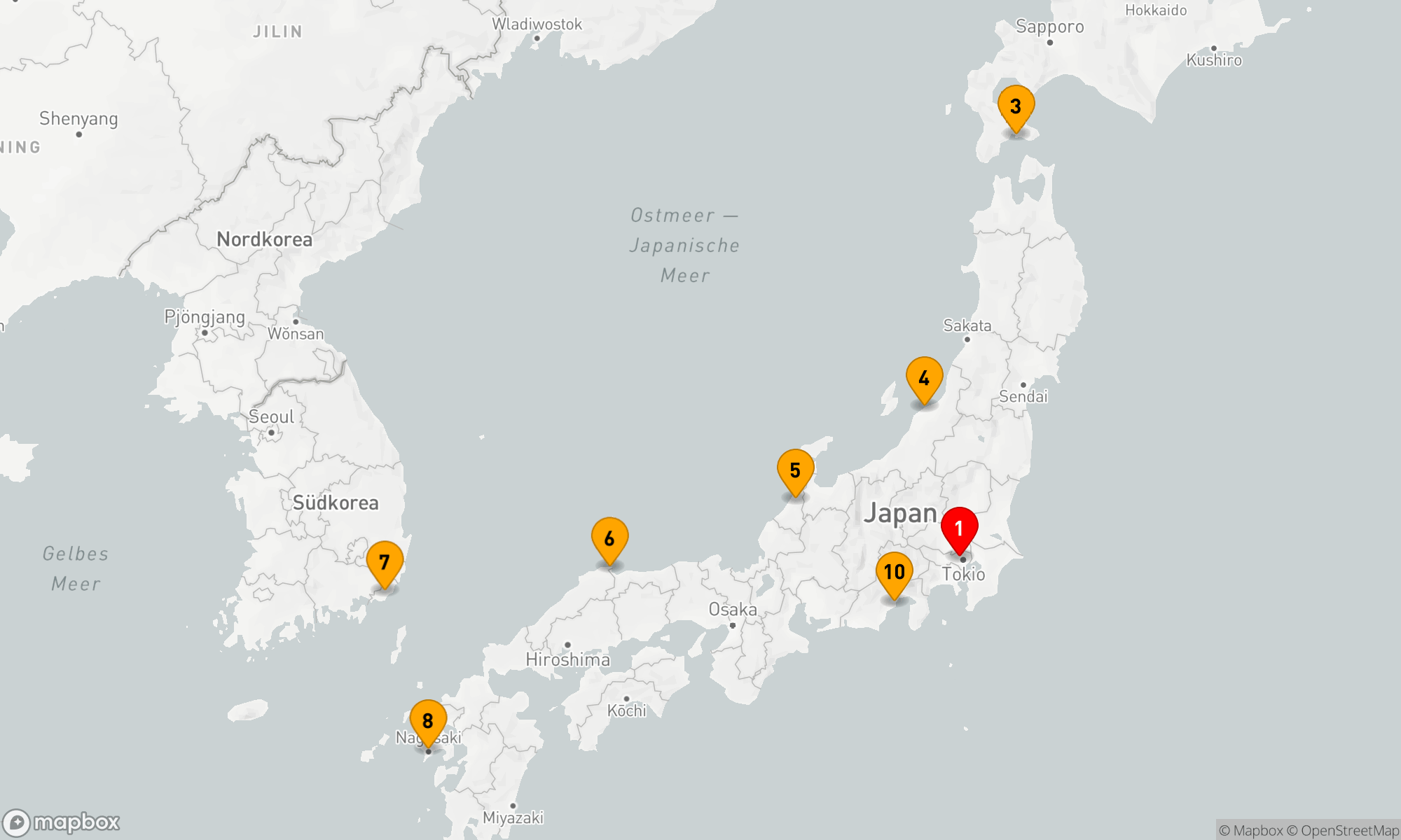 Route 10 Nächte - CHERRY BLOSSOM PATHWAYS