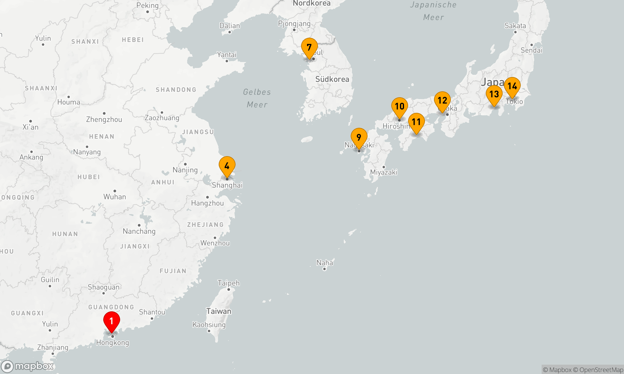 Route 13 Nächte - KOI PONDS TO KIMONOS