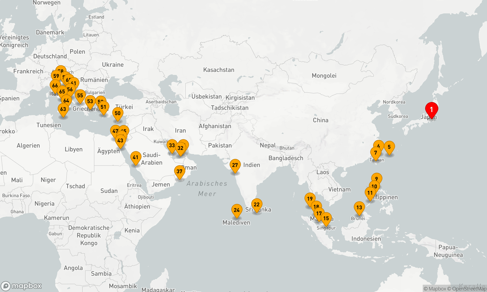 Route 65 Nächte - SPICE ROUTES & ROMAN ROADS